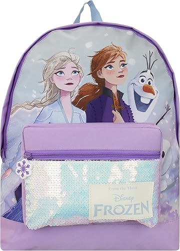 Vista 2 de Disney Mochila infantil Purple Frozen Morado Mochilas tradicionales