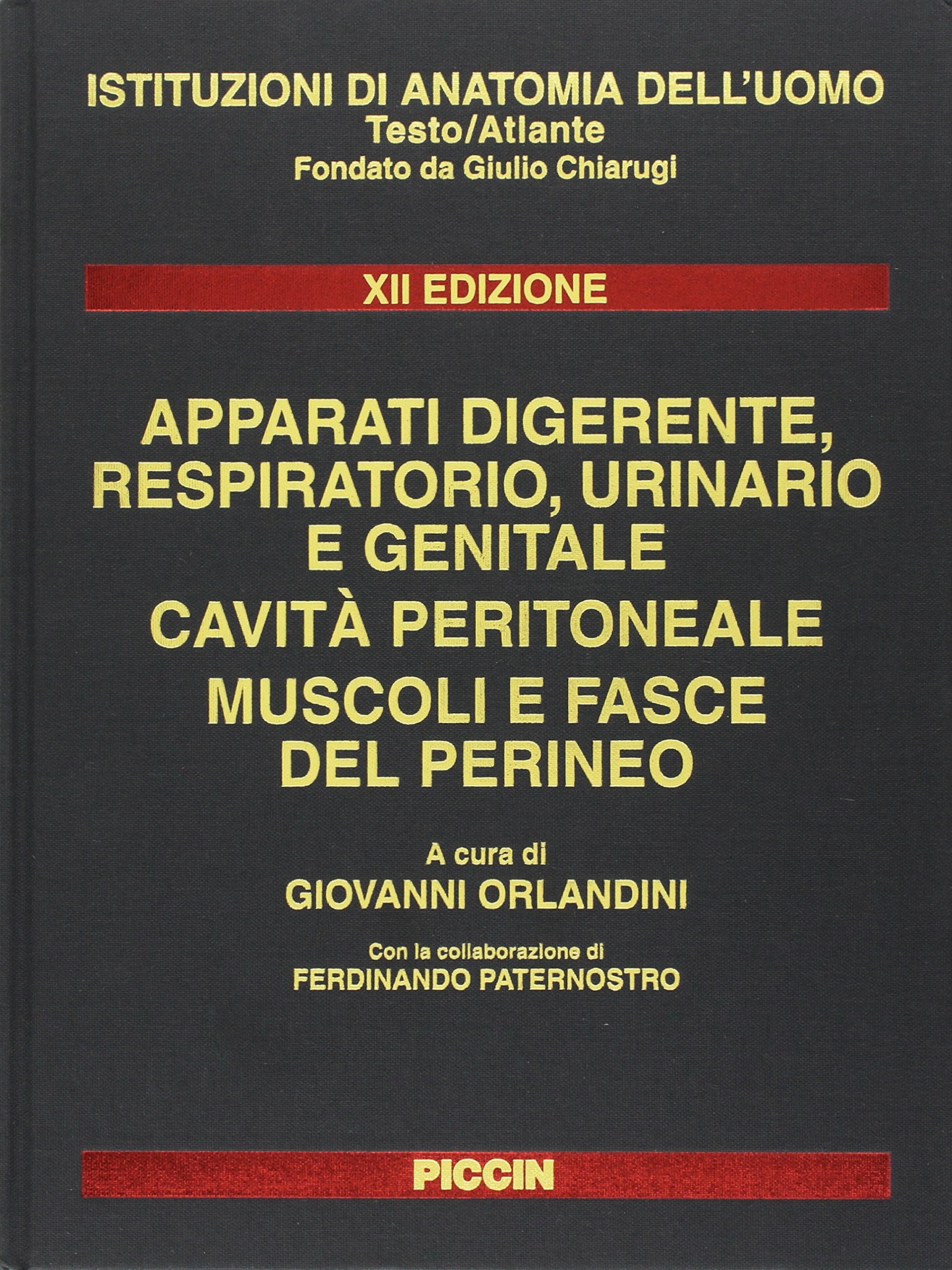Istituzioni Di Anatomia Dell'uomo. Apparati Digerente, Respiratorio, Urinario E Genitale. Cavità Peritoneale. Muscoli E Fasce Del Perineo - 4