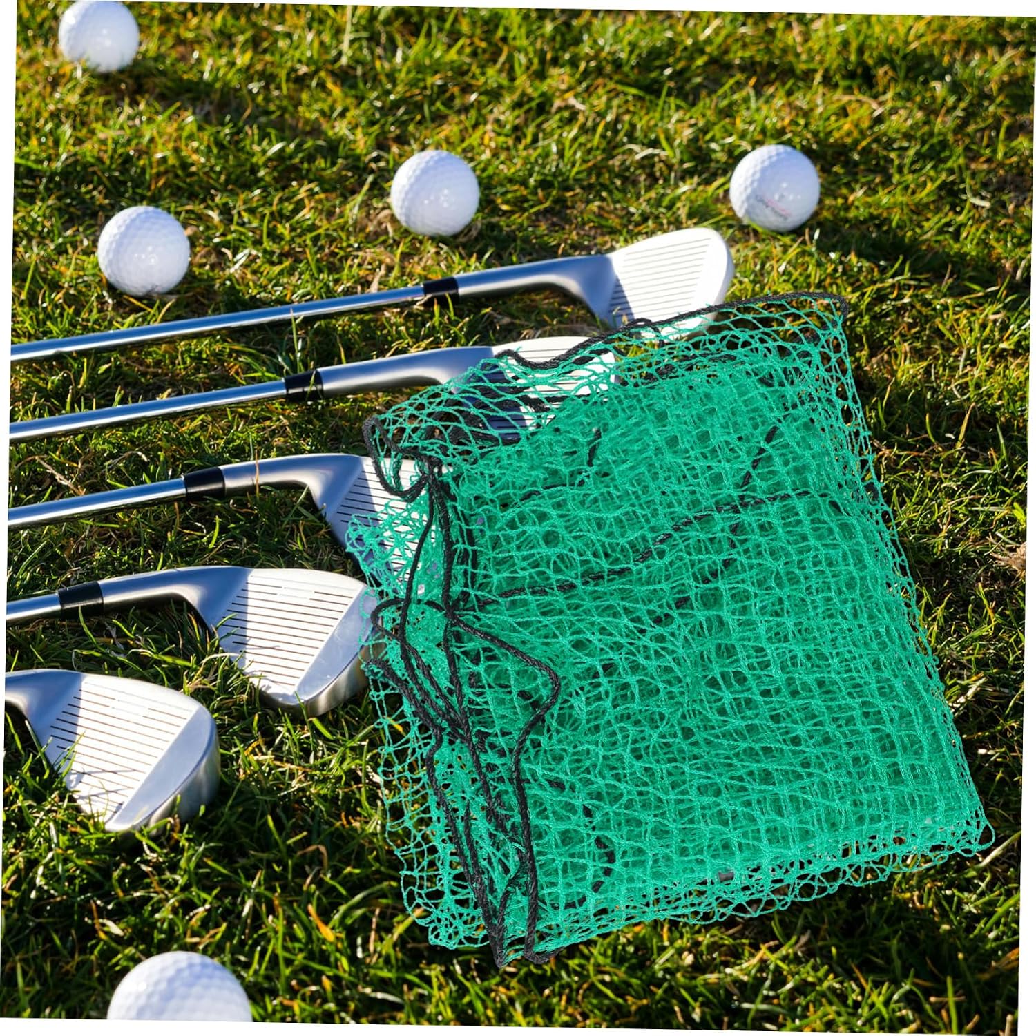 Mikikit Heavy Duty Golf Practice Net for Outdoor Training Hitting Net for Backyard Practice Easy Installation and Portable