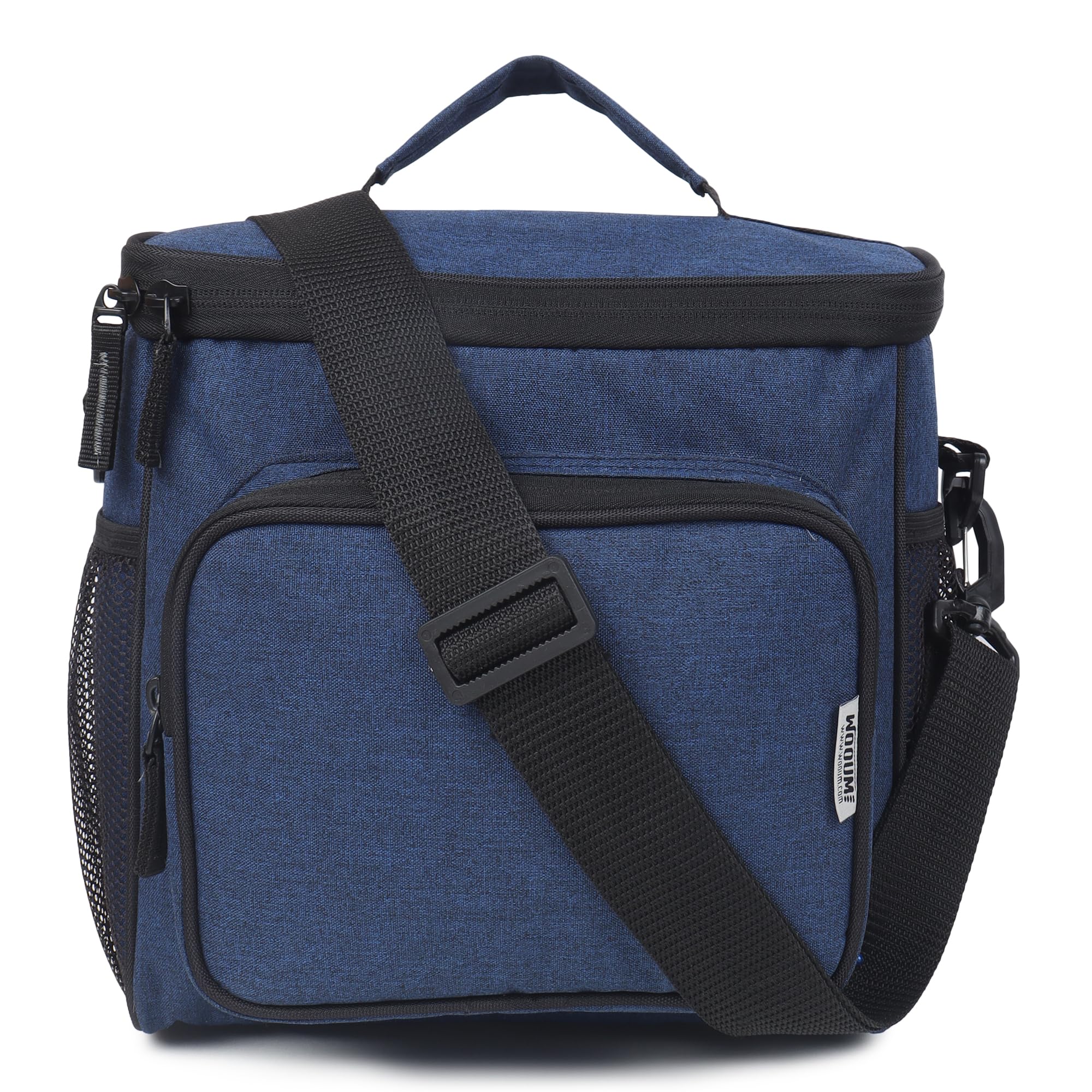 Wooum Tiffin Bag Lunch Bag Lunch Holder Picnic Bag with Shoulder Strap Stay Organized On-The-Go: with Dual Compartments - Blue (B0CYQ7CMV3) Amazon Price History, Amazon Price Tracker