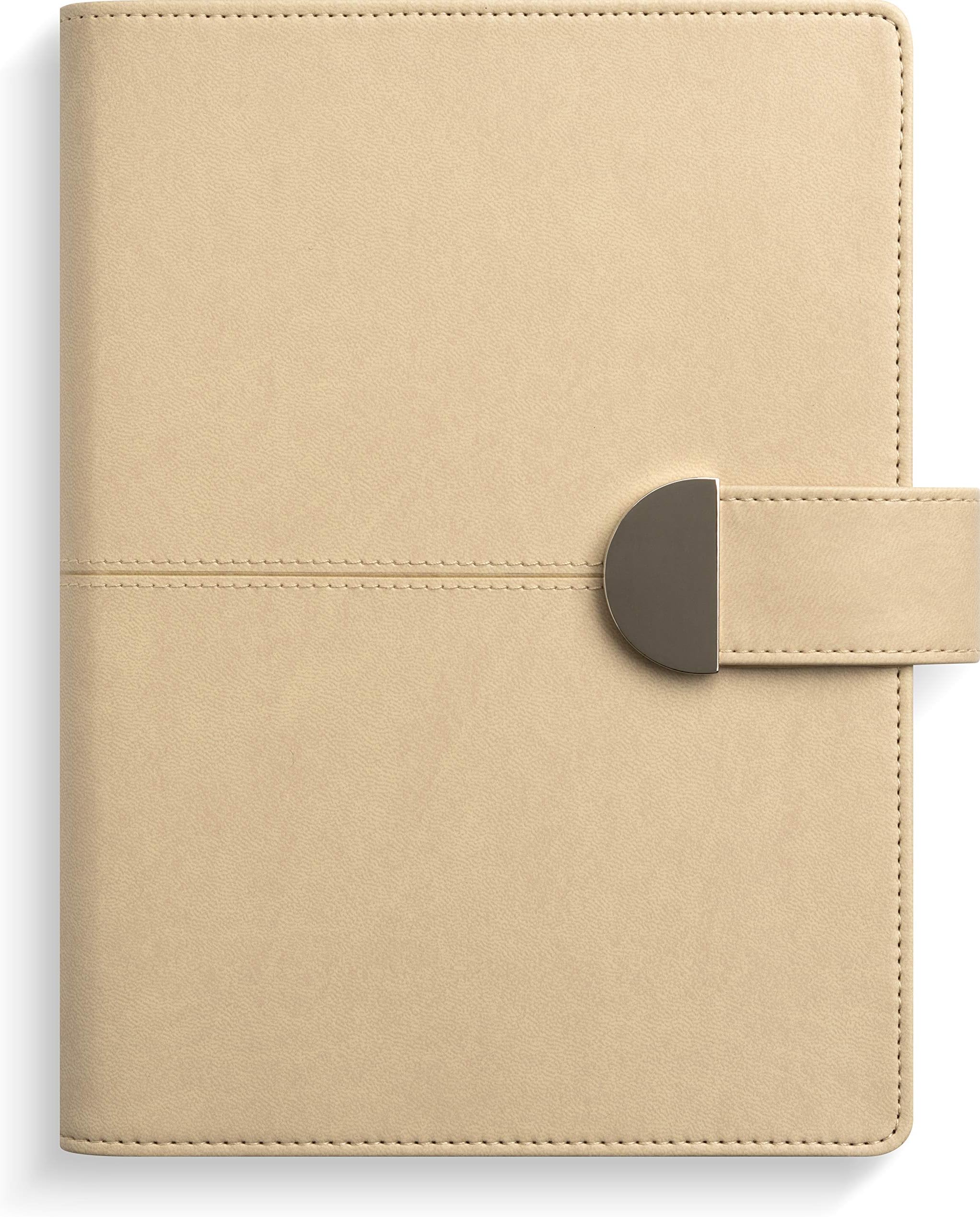 Burde Life Planner 2021 | 21 December 2020 - 9 January 2022 | Beige Cover in Vegan Leather | Weeky Planner for 2021 | The Perfect Companion for Planning Your Week!