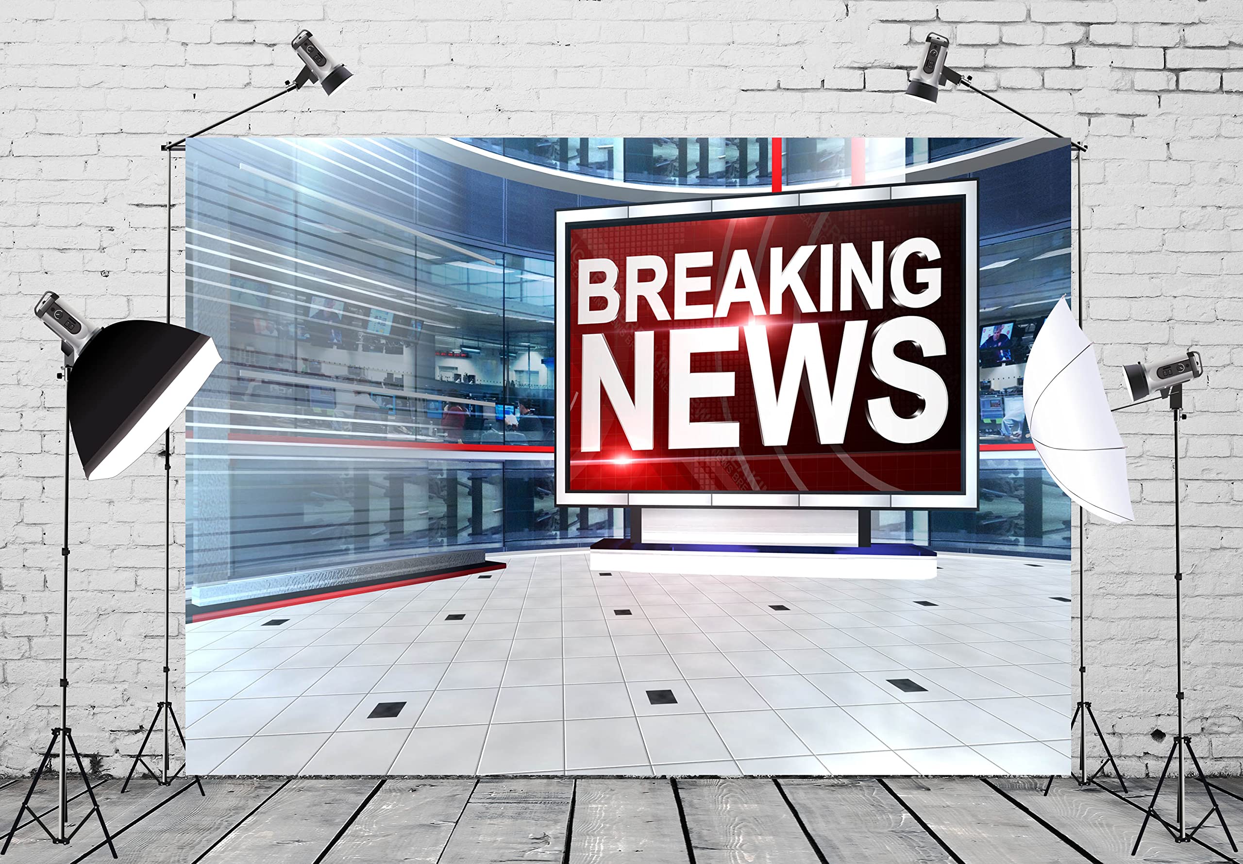 BELECO 3x2m Tessuto News Broadcast Hall Sfondo Studio TV Ultime notizie Sfondo Sala notizie Trasmissione di sfondo Programma Registra notizie Report Sfondo di studio aziendale