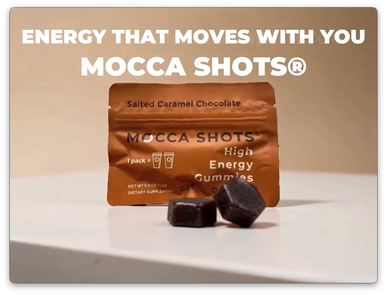 Amazon.com: SGC Mocca Shots Caffeine Gummies, Salted Caramel