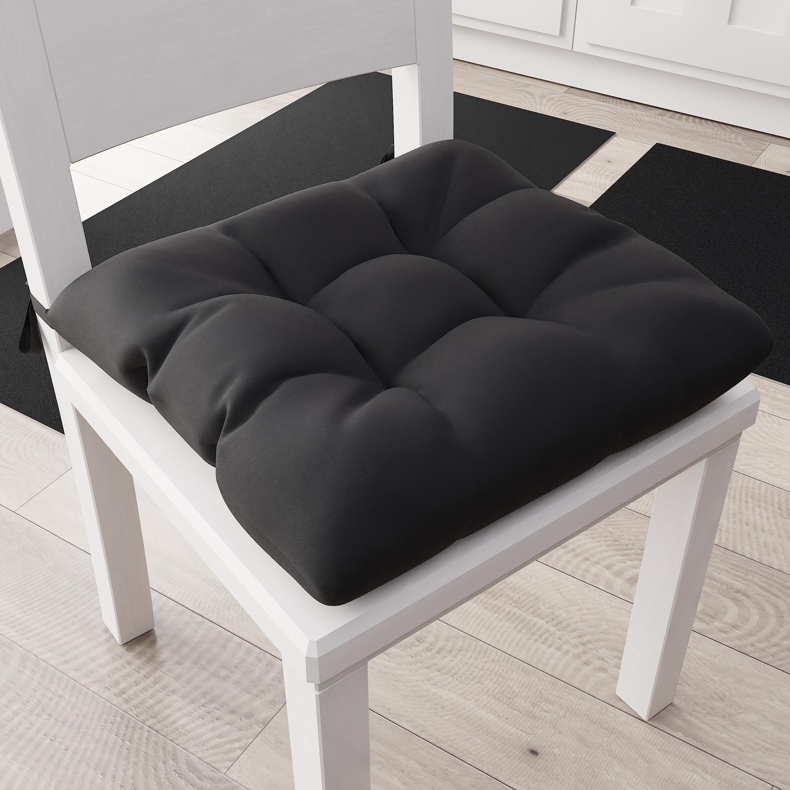 Coussins Pour Chaises PETTI – Lot De 2, Motif Citron, Microfibre, élastique, Made In Italy