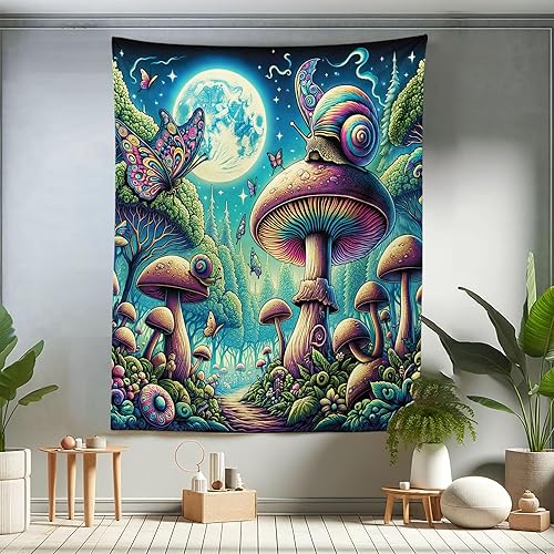 Miniatura 49 de Ambesonne Tapiz de fiesta de los años 70, caja retro en arte pop, música de baile, composición colorida impresa, para colgar en la pared para