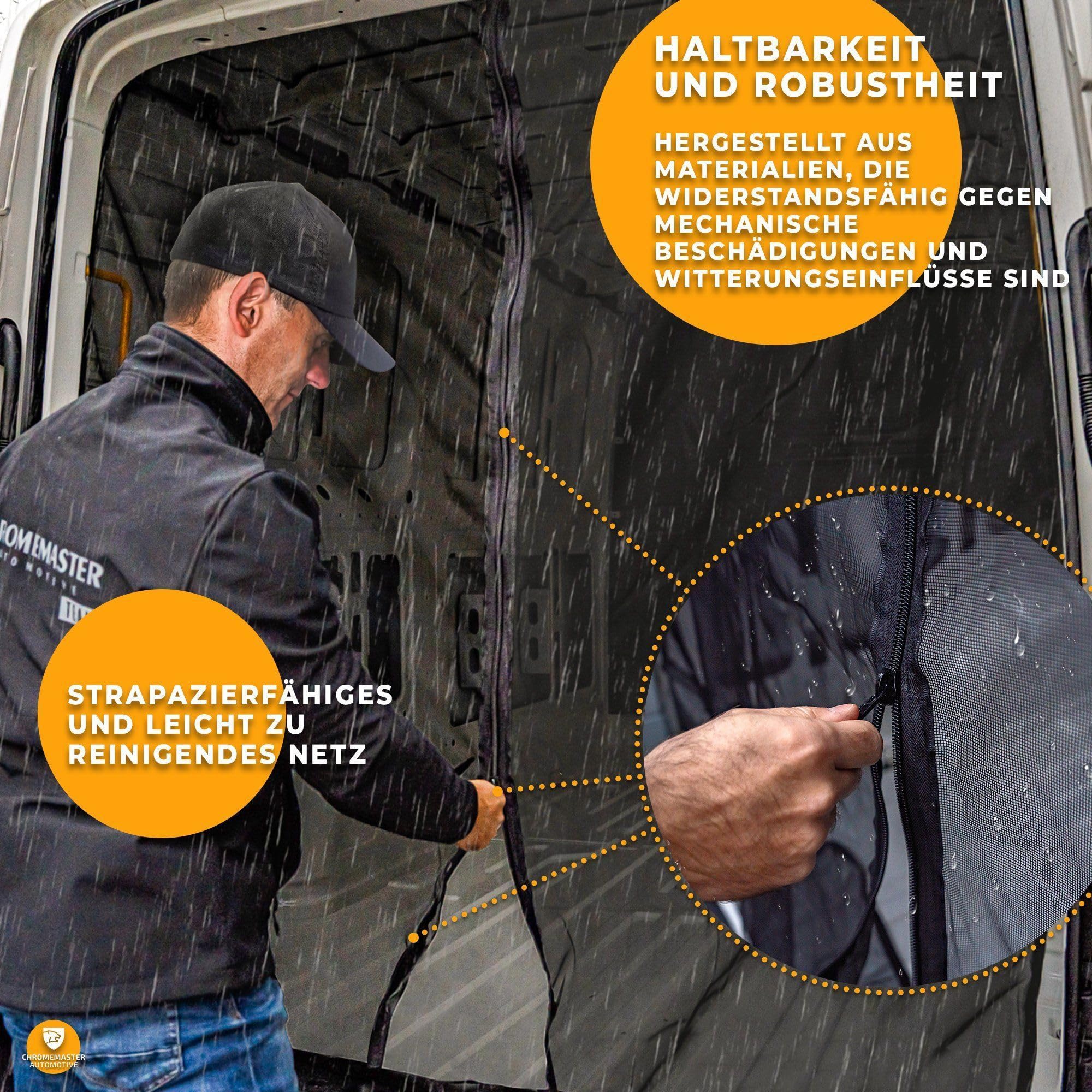 CHROMEMASTER | Magnetisches Fliegengitter für Camper, Campervan, Wohnmobil | Kompatibel mit VW ID. Buzz 2022+ | Moskitonetz, Schutzgitter Gegen Insekten, Ungeziefer, Mücken und Spinnen