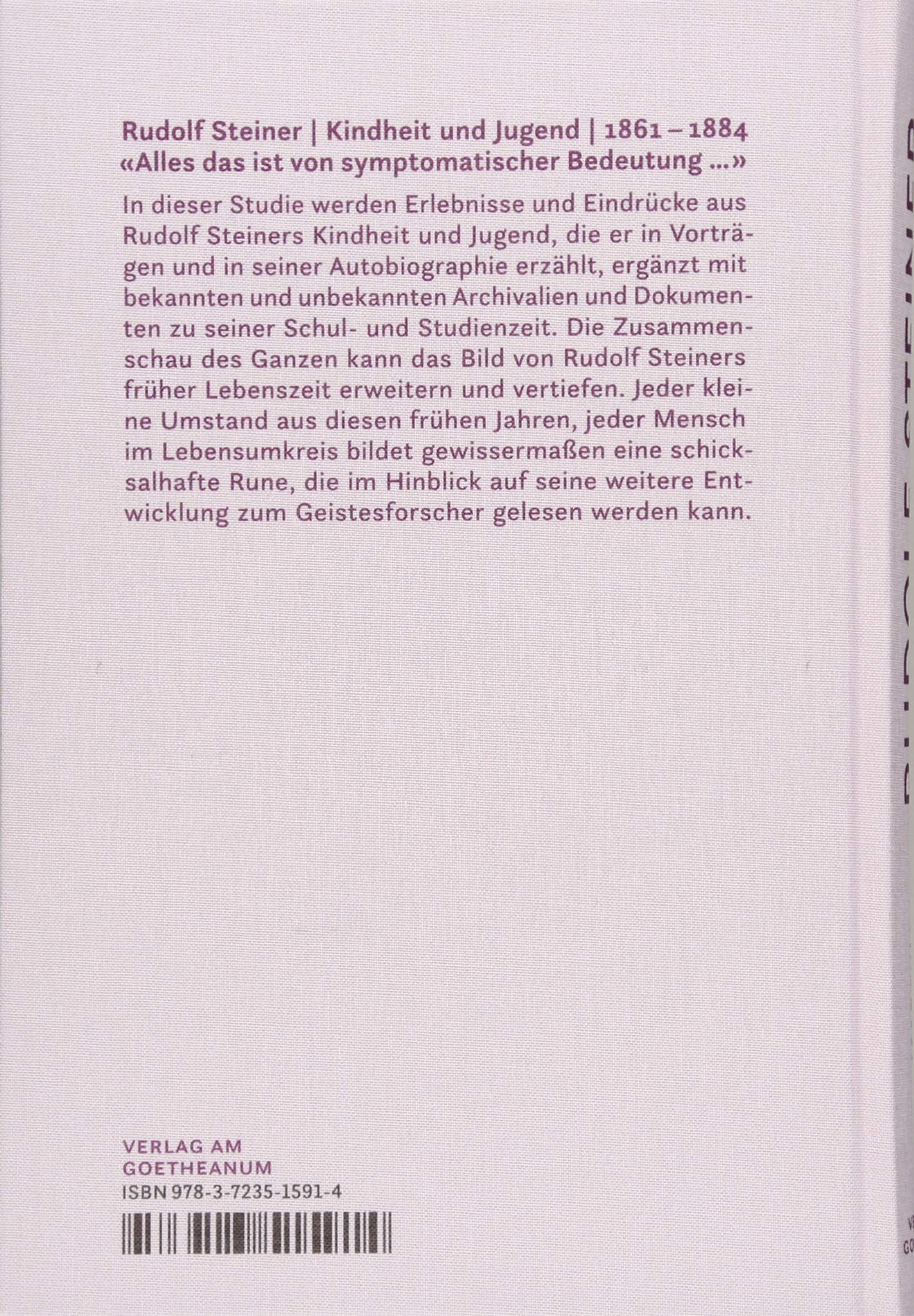 Rudolf Steiner: Kindheit und Jugend (1861–1884)