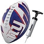 Franklin Sports NFL New York Giants Football - Youth Football - Mini 8.5 Rubber Ball - Perfect for Kids - Team Logos and Colors