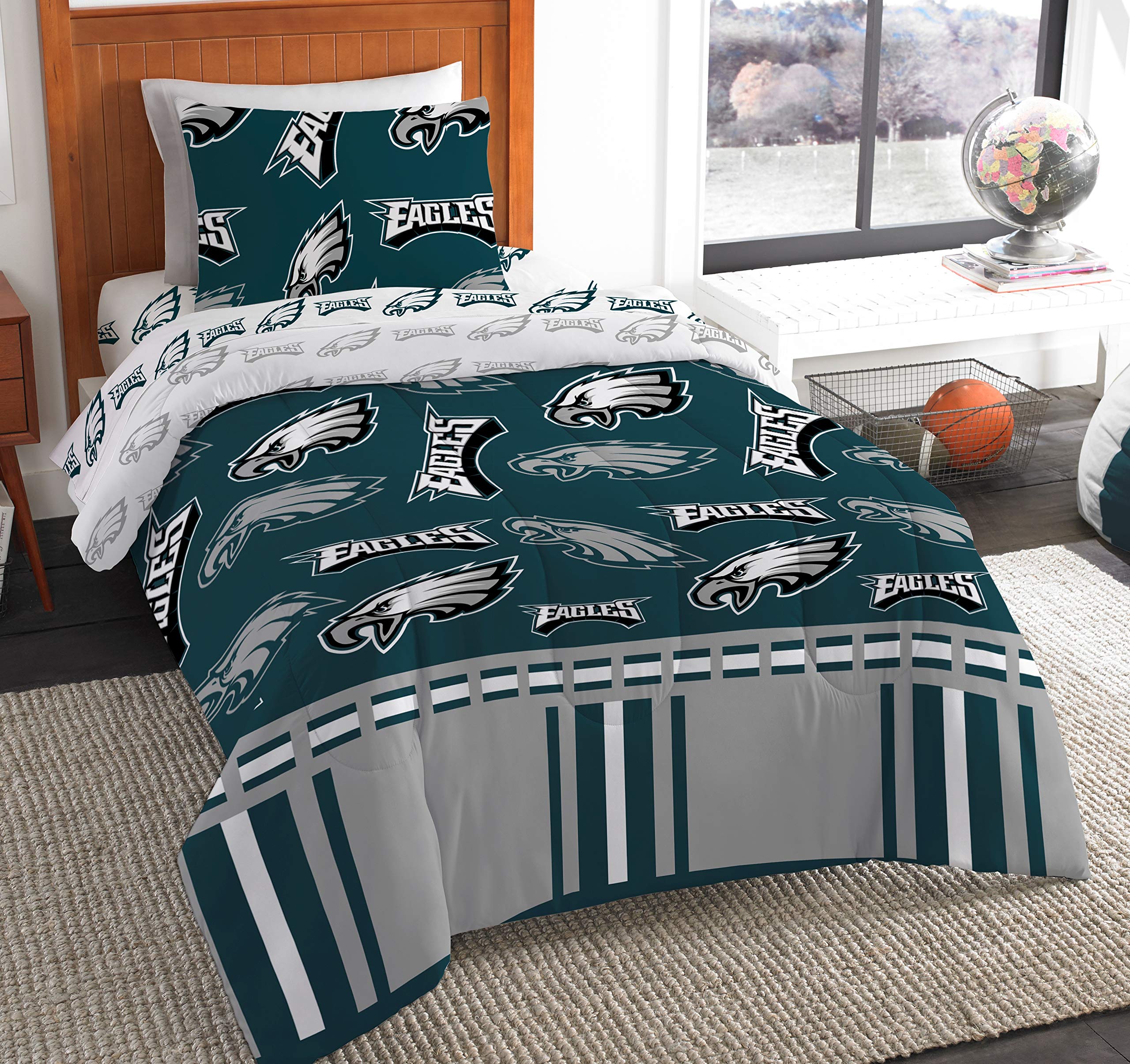 Buy NORTHWEST NFL Philadelphia Eagles "Rotary" Bed in a Bag Set, Twin