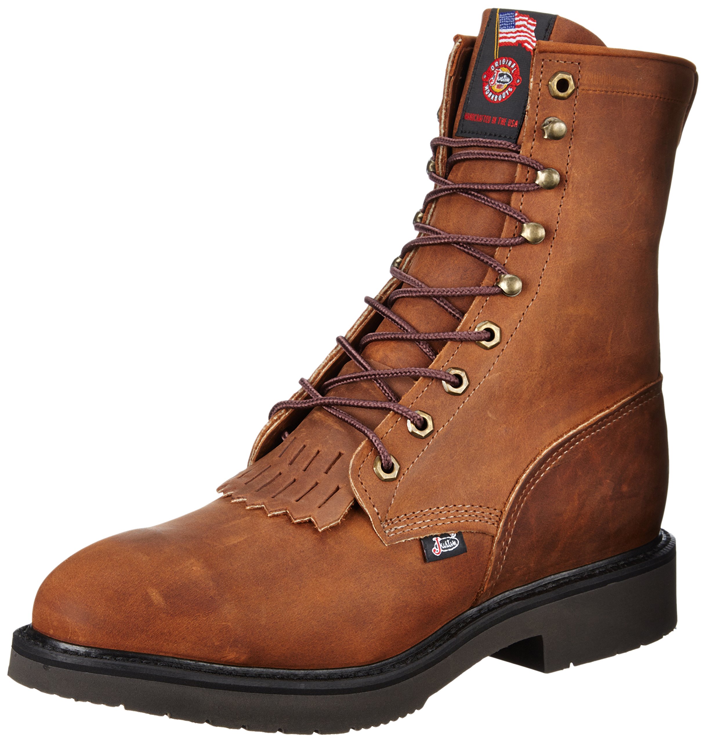 Justin Original Work Boots Men's Double Comfort Steel Toe Work Boot