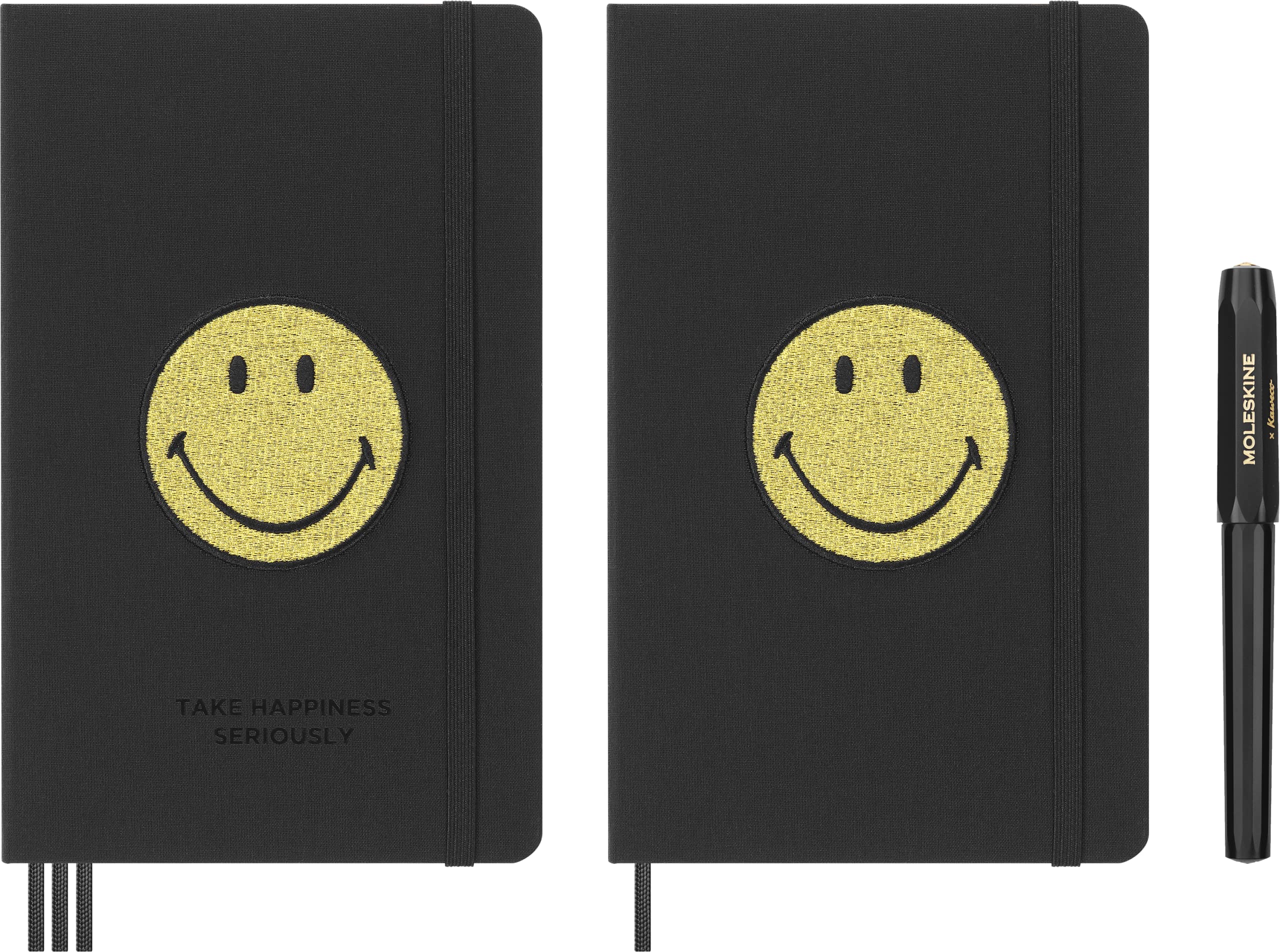 Moleskine Cofanetto da collezione con Agenda non Datata Positivity in Motion, Quaderno con Copertina Rigida in Edizione Limitata e Penna a Sfera Ricaricabile Kaweco da 0.7 mm con Inchiostro Nero