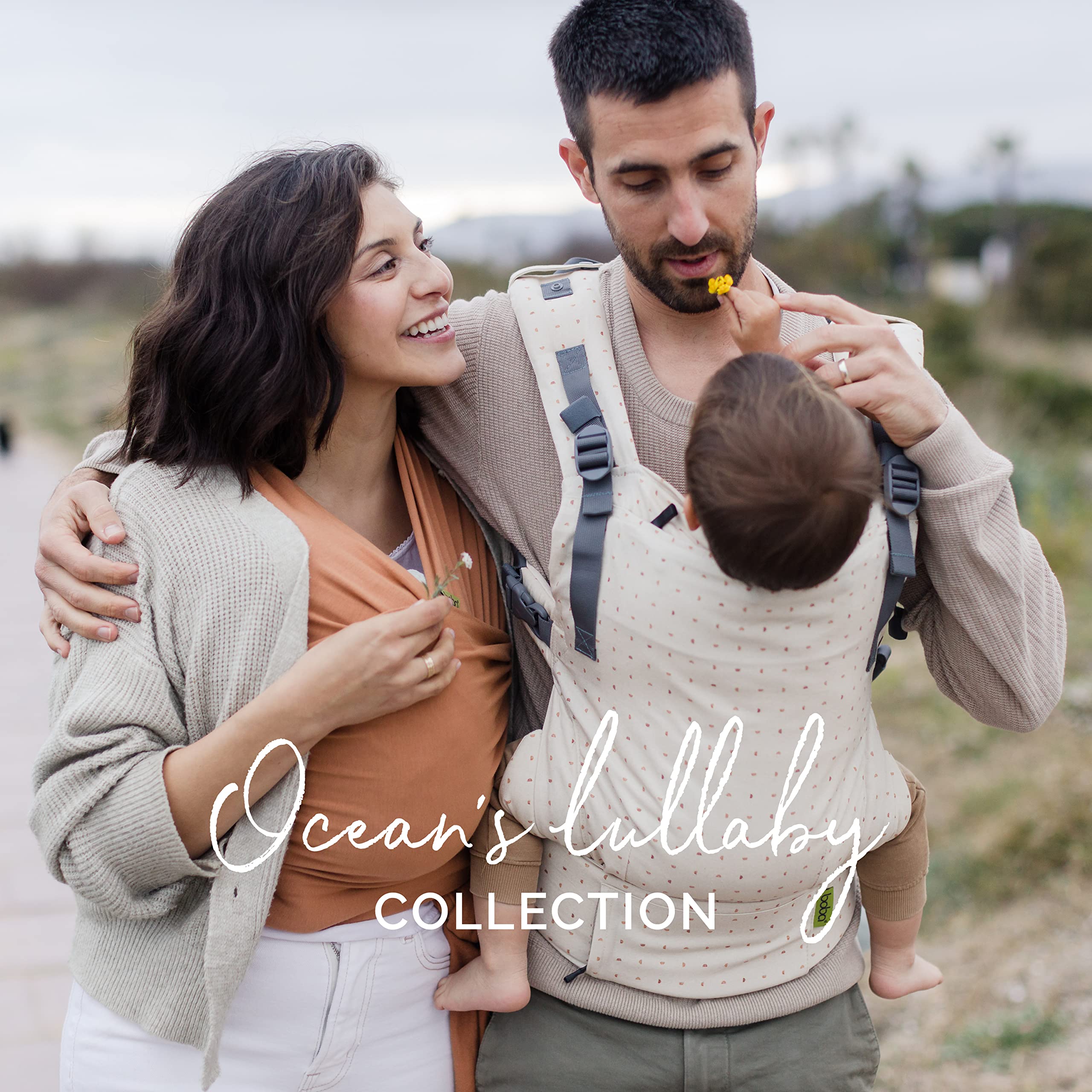 Boba Baby Wrap Carrier - Original Newborn to Toddler Sling (7–35 lbs) - Soft, Secure, Hands-Free, Ergonomic and Comfortable Bonding for New Parents - Cotton Blend Fox