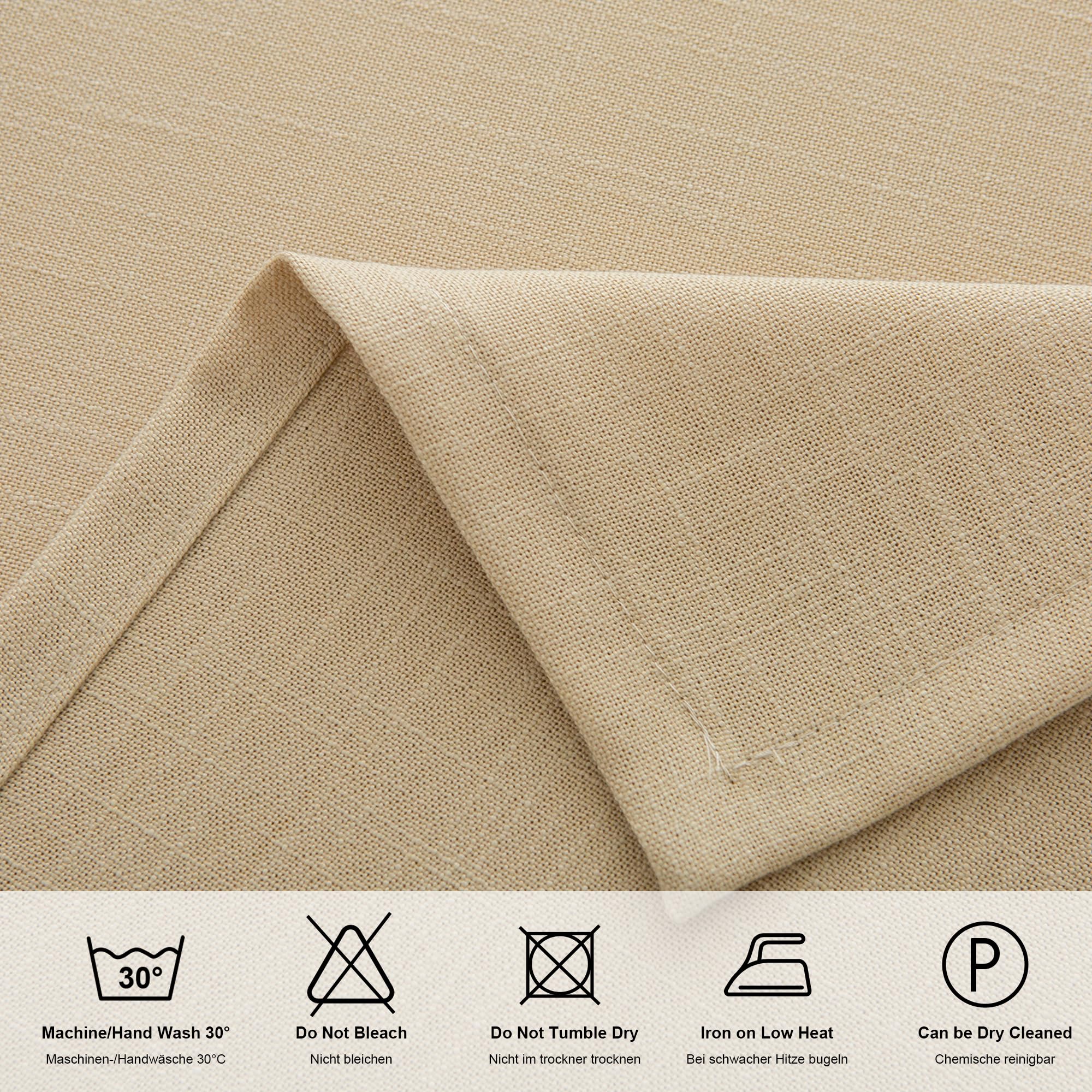 Simurq Table Cloth Rectangular, Beige, 140x240 cm - Image 4