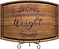 Personalized Cutting Board – Custom Engraved Wood Charcuterie Board – Unique Wedding & Engagement Gift for Couples – Anniversary, Housewarming & Real Estate Closing Gift for New Homeowners