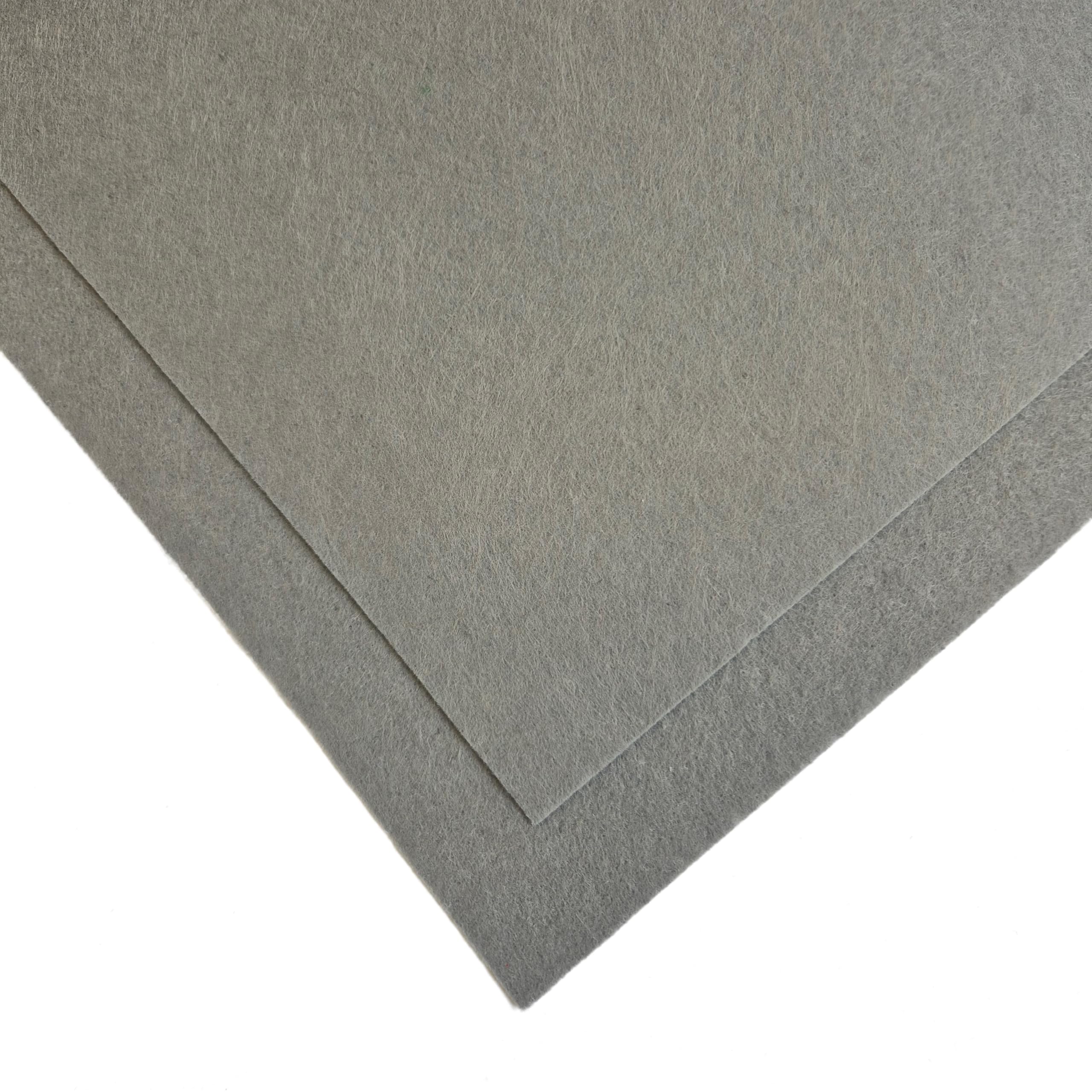 Trucraft - Premium Craft Felt - A4 Sheets - Dove Grey - Pack of 4 - Easy Cut, Vegan Friendly, 100% Polyester