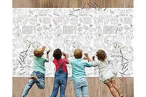 Wiooffen Coloring Wrapping Paper for Kids