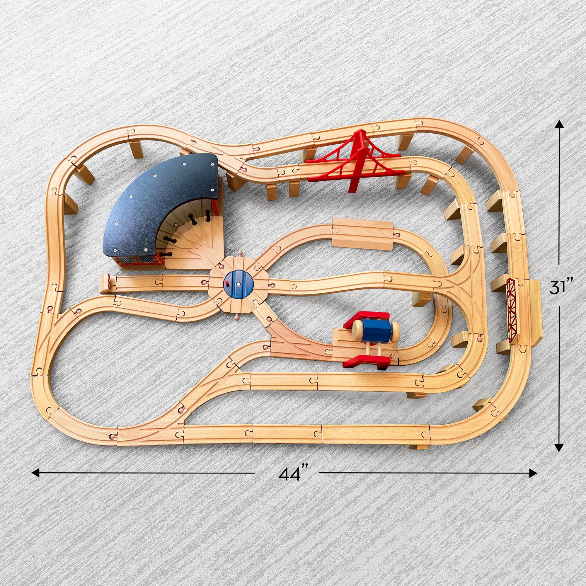 Melissa & Doug Eisenbahn-Set aus Holz