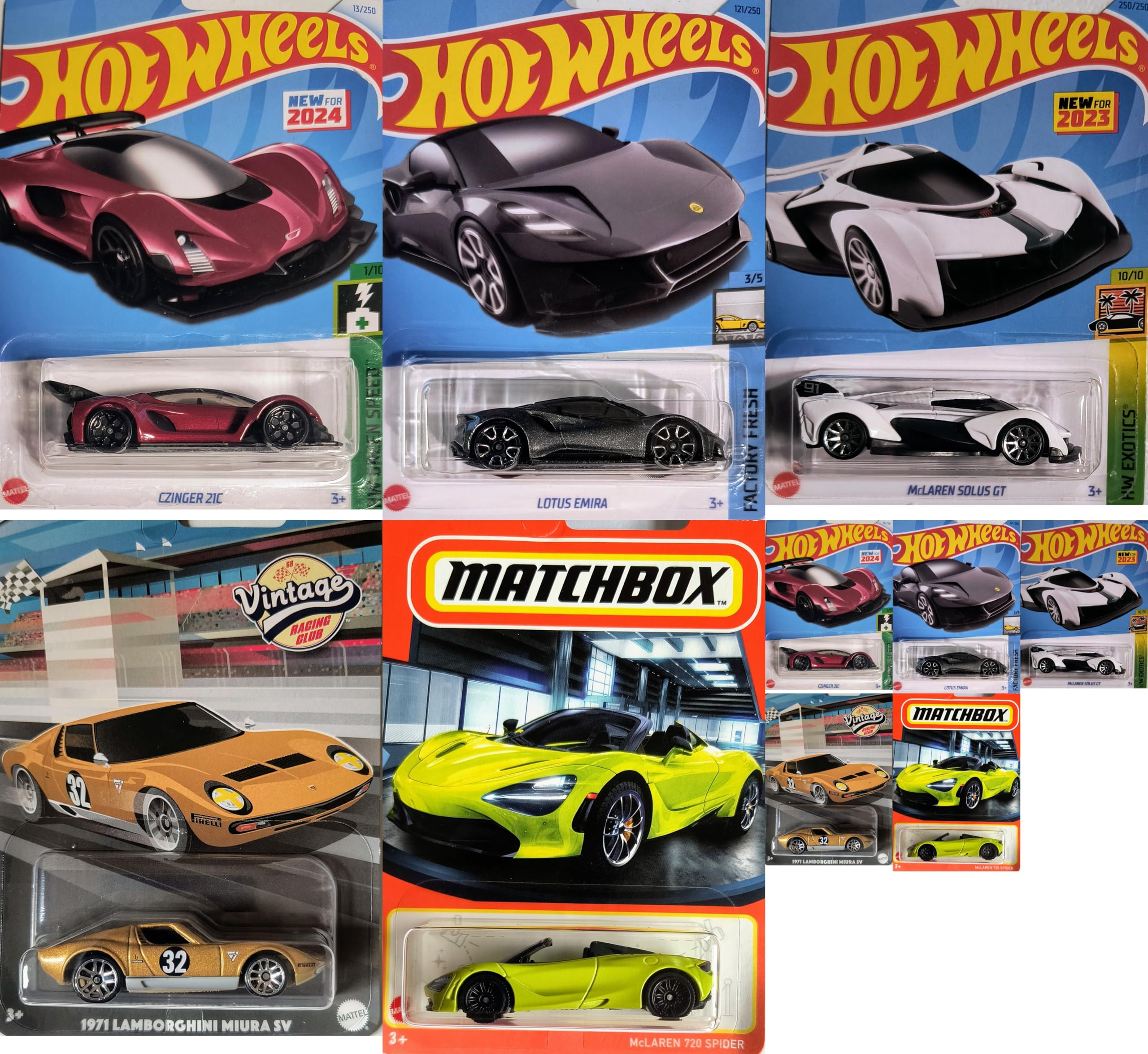 Amazon.com: Hot Wheels Matchbox European Exotic Cars 1:64 Scale