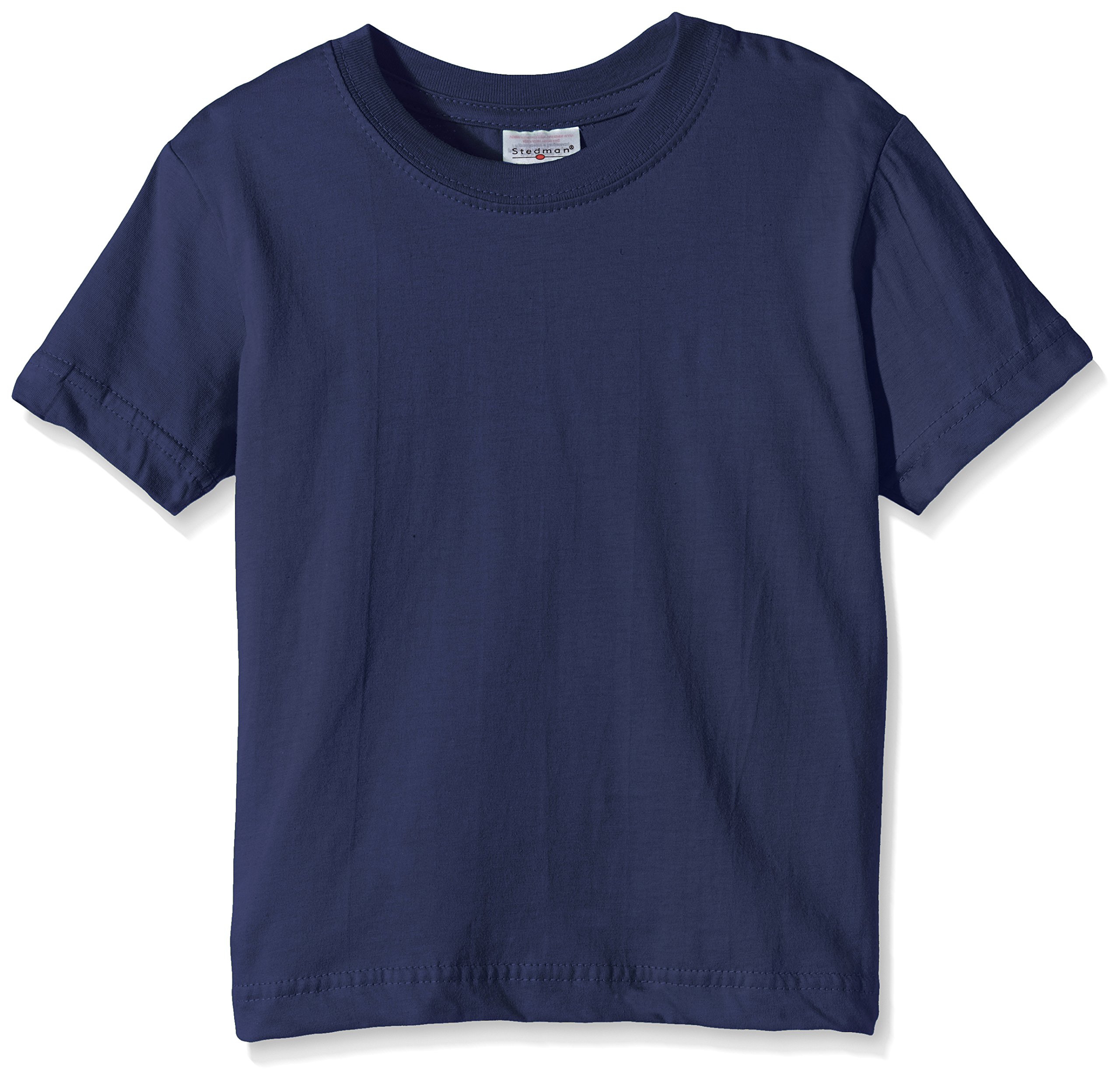 Stedman Apparel Boys Classic-T/ST2200 Short Sleeve T-Shirt, Navy Blue, 9 Years (Manufacturer Size:Medium)