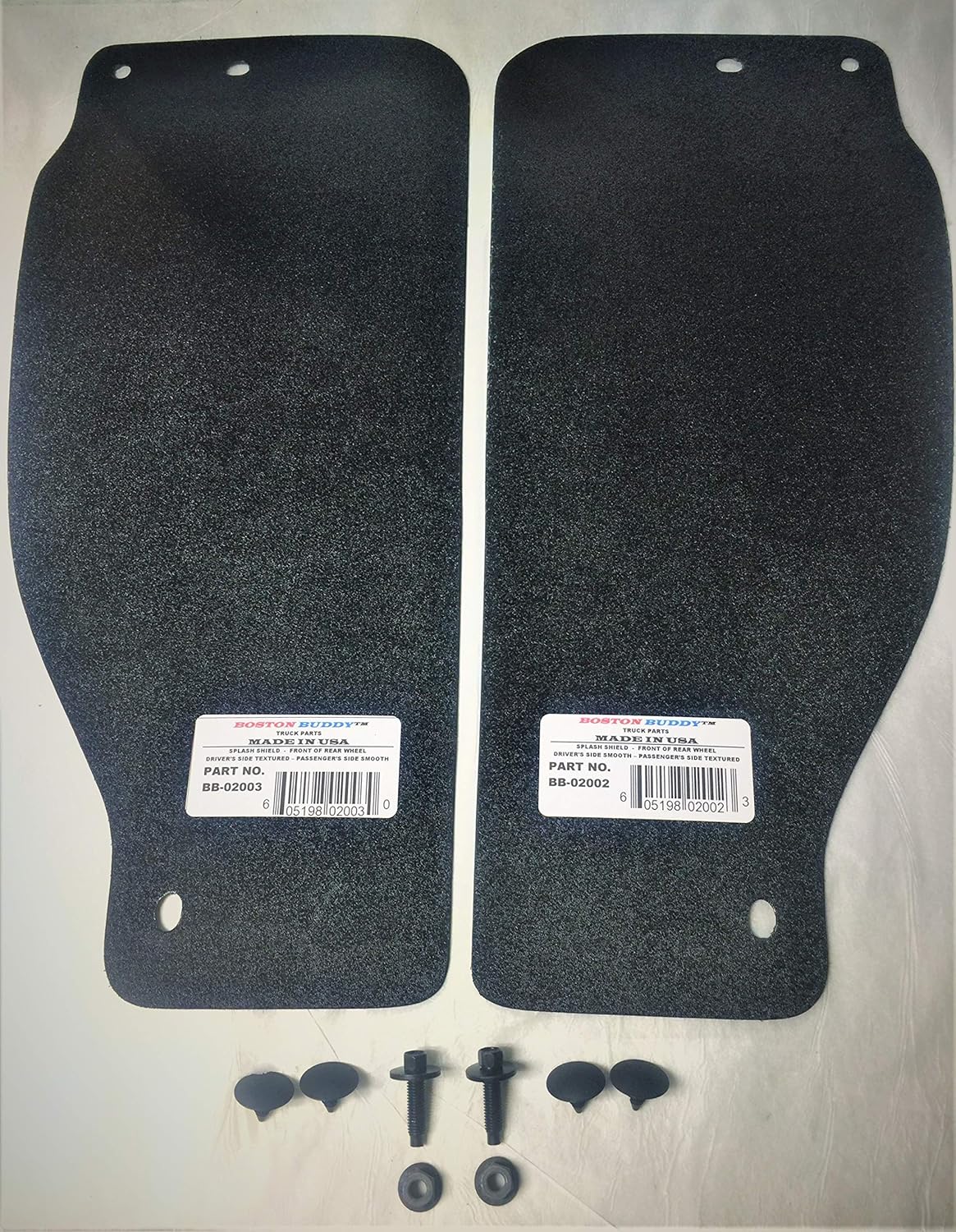 1999-2012 Compatible with Ford F250 F350 Front of Rear Wheel Splash Shields - Set
