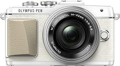 Olympus PEN E-PL7 Interchangeable Lens Camera White 16 1MP Zuiko Digital ED 14-42mm 5-5 EZ Pancake Lens inch Touchscreen LCD