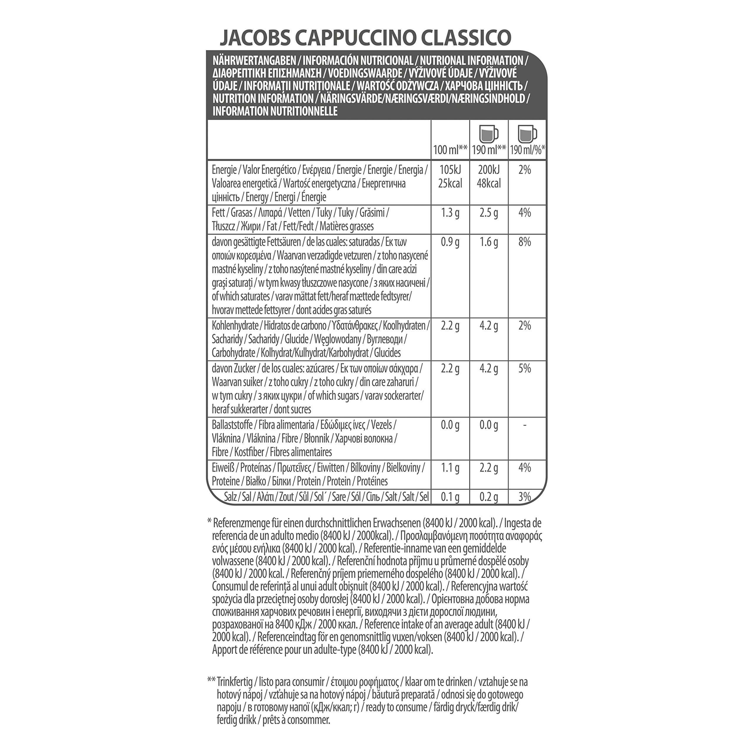 Tassimo Kapseln Jacobs Cappuccino Classico, Mittlere Röstung, 5 x 8 Pads, 40 Kaffeekapseln