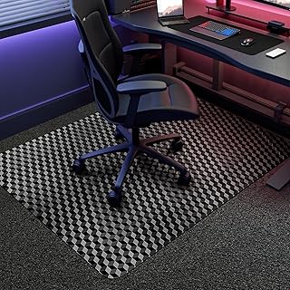 BesWin Office Chair Mat for Carpet, 48" x 30" Computer Desk Chair Mat for