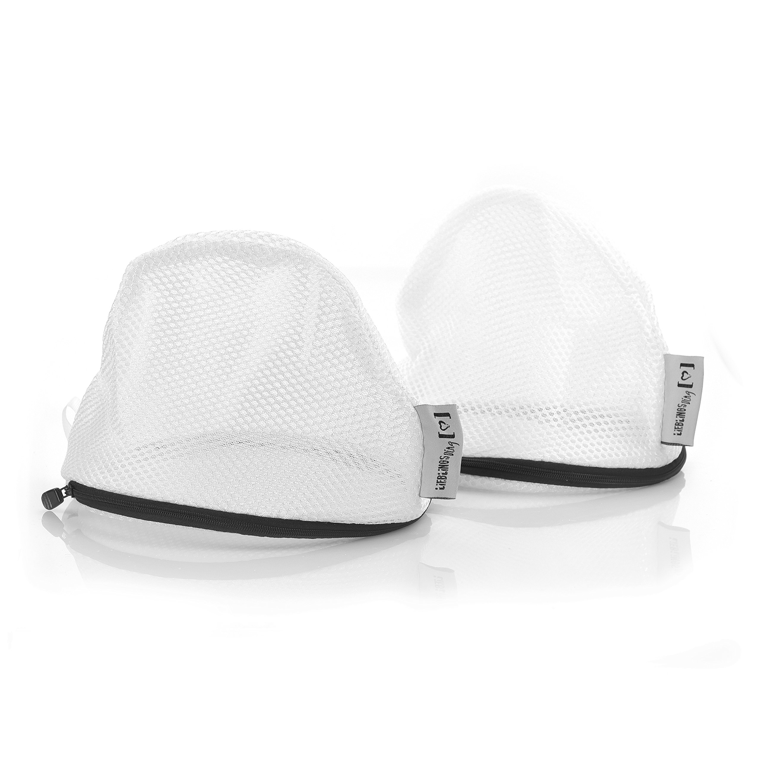 LIEBLINGS Ding Borsa da Lavanderia per Reggiseni • 2 Sacchi per Biancheria in Rete con Cerniere per Lavatrice • Borse per Lavaggio Riutilizzabili con Struttura in Rete