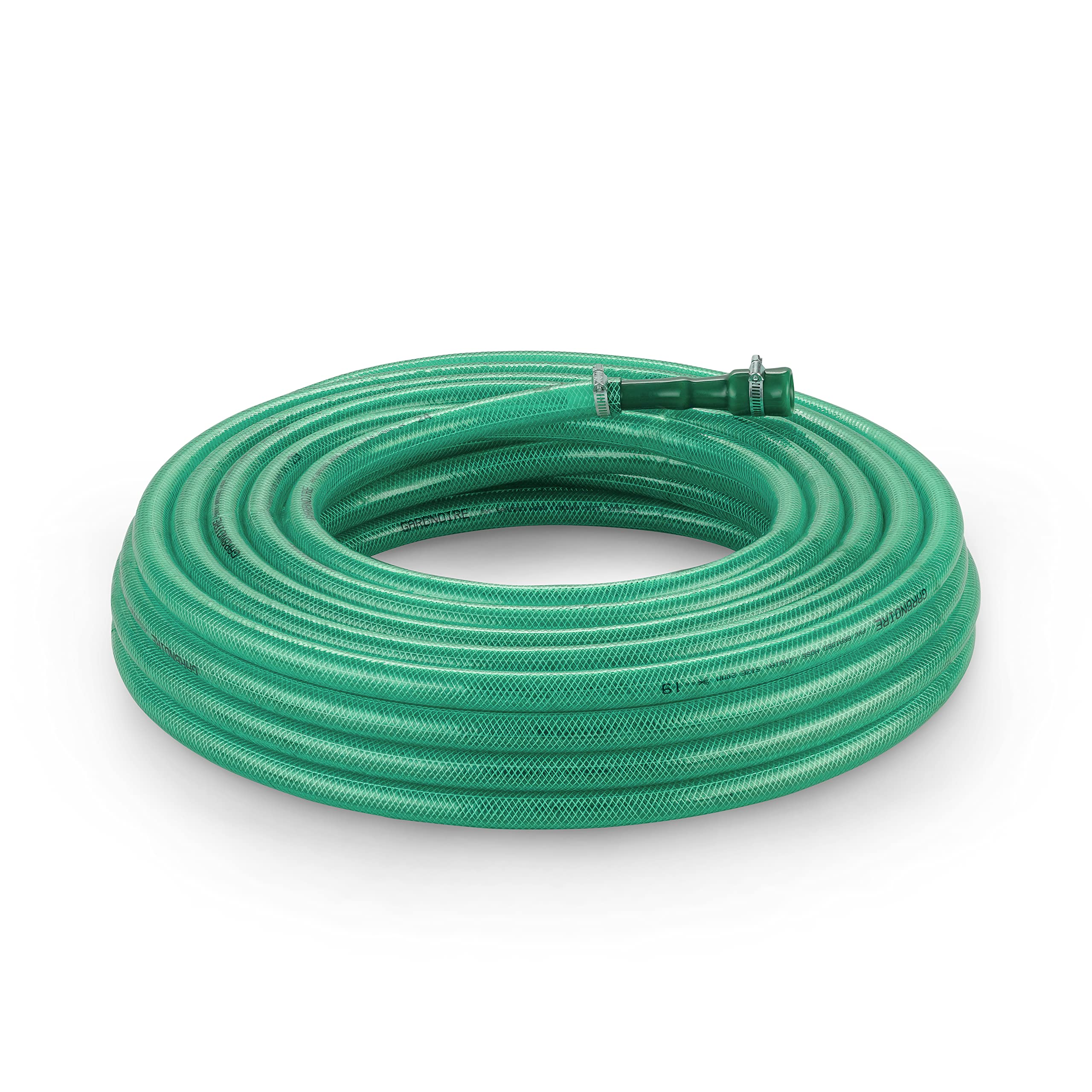 Garbnoire 0.75 Inch Heavy Duty 3 Layered Braided Water Hose Pipe | Garden Outdoors Pipes with Hose Connector (15 Meter (49.2 Feet), Green) (B082M81WBF) Amazon Price History, Amazon Price Tracker