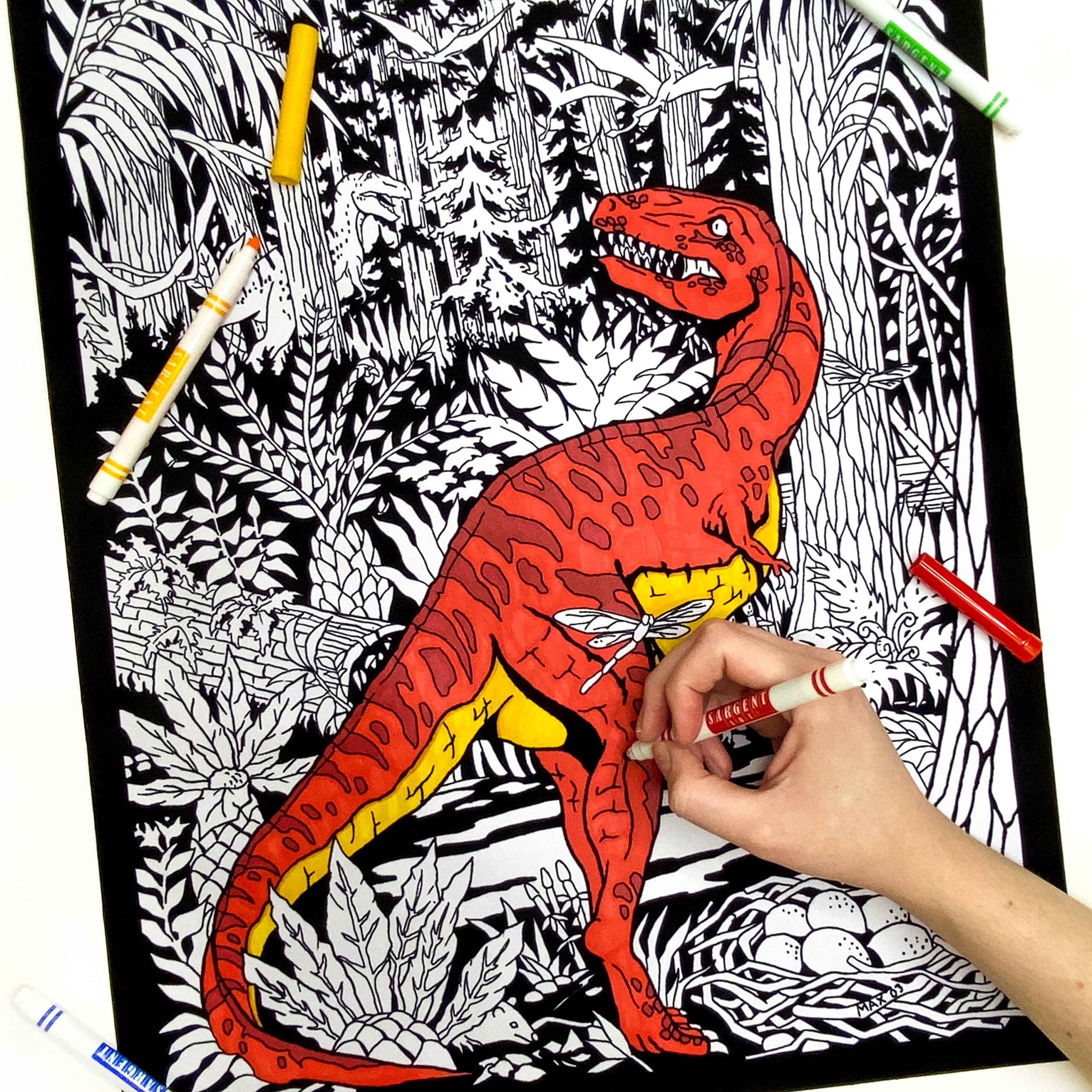 dinosaur coloring pages velociraptor – Image 10