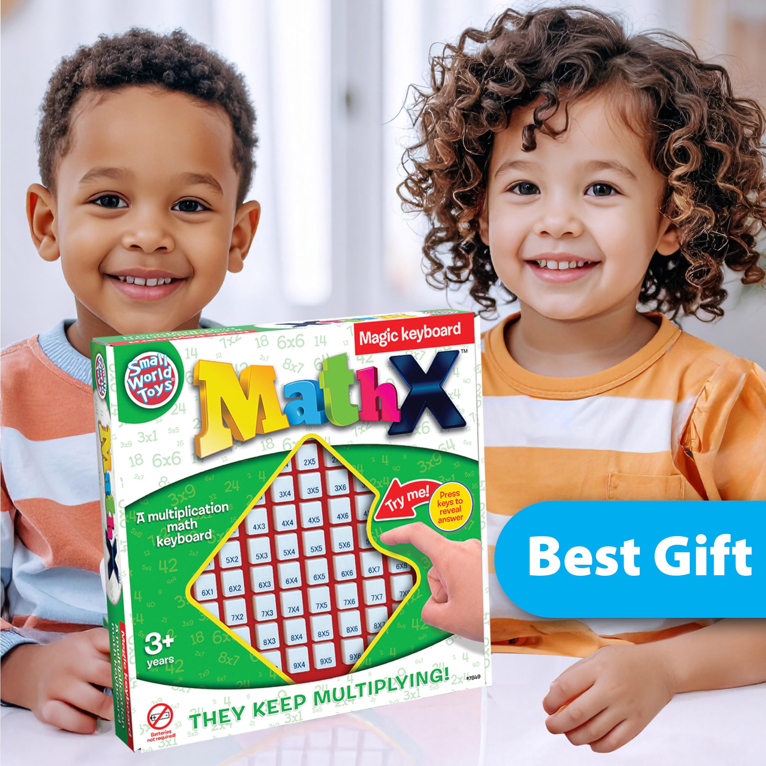 Small World Toys Multiplication Board Game Push Button Multiplication Machine for Kids 3 Kindergarten Math Learning & Education Toys Math Game for Home School Classroom Gifts for Kids product thumbnail 7