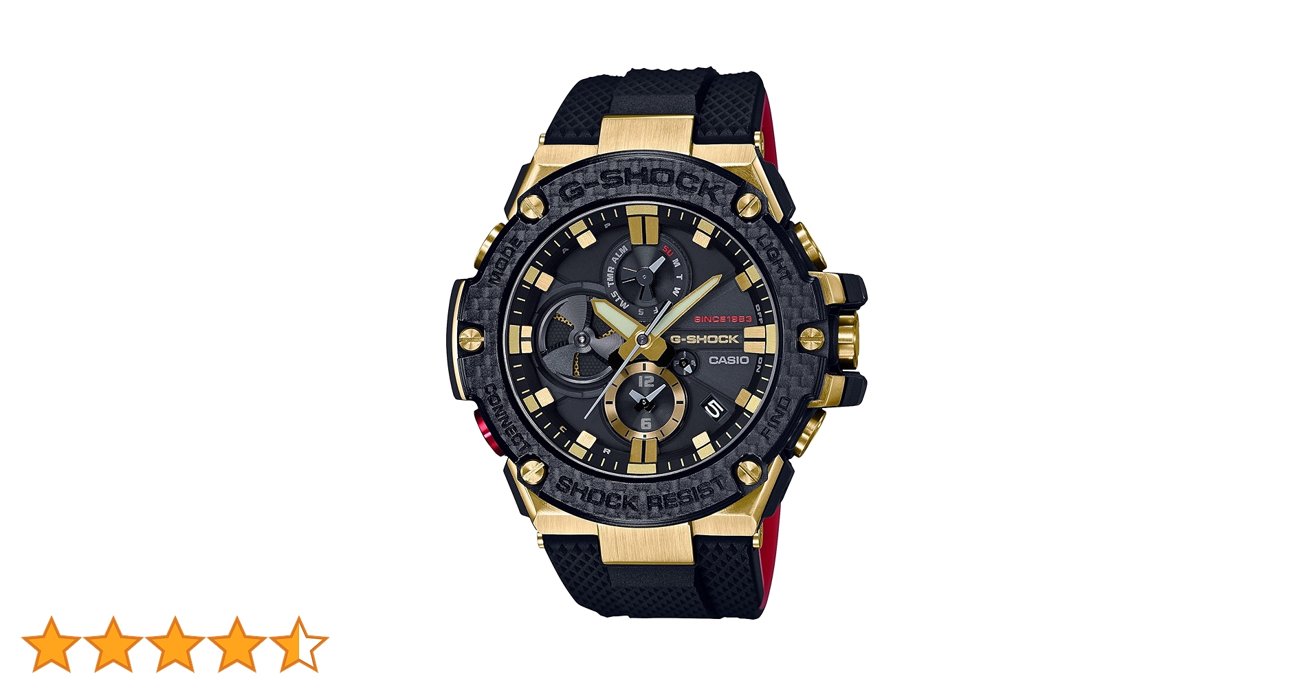 美品 G-SHOCK GST-B100TFB 35周年 ゴールドトルネードカシオ G-SHOCKに輝く金色の記念モデル「GOLD TORNADO（ゴールド