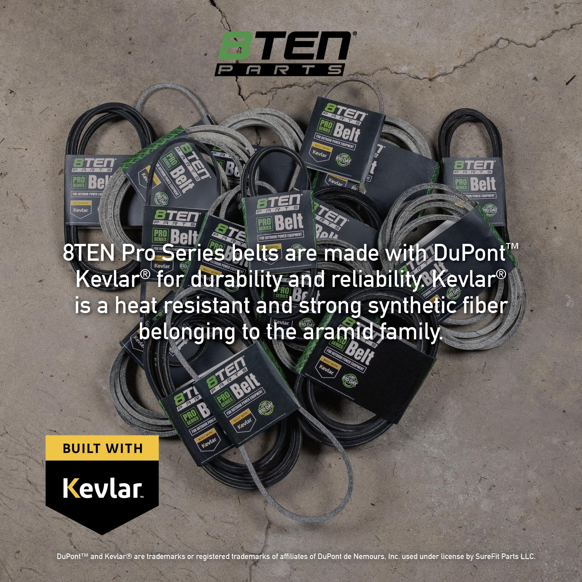 FUNNY製SEMIDOUBLE BELT 1inch size34 Amazon.com : 8TEN Belt with Kevlar for Snapper S200XT 61-Inch Cut