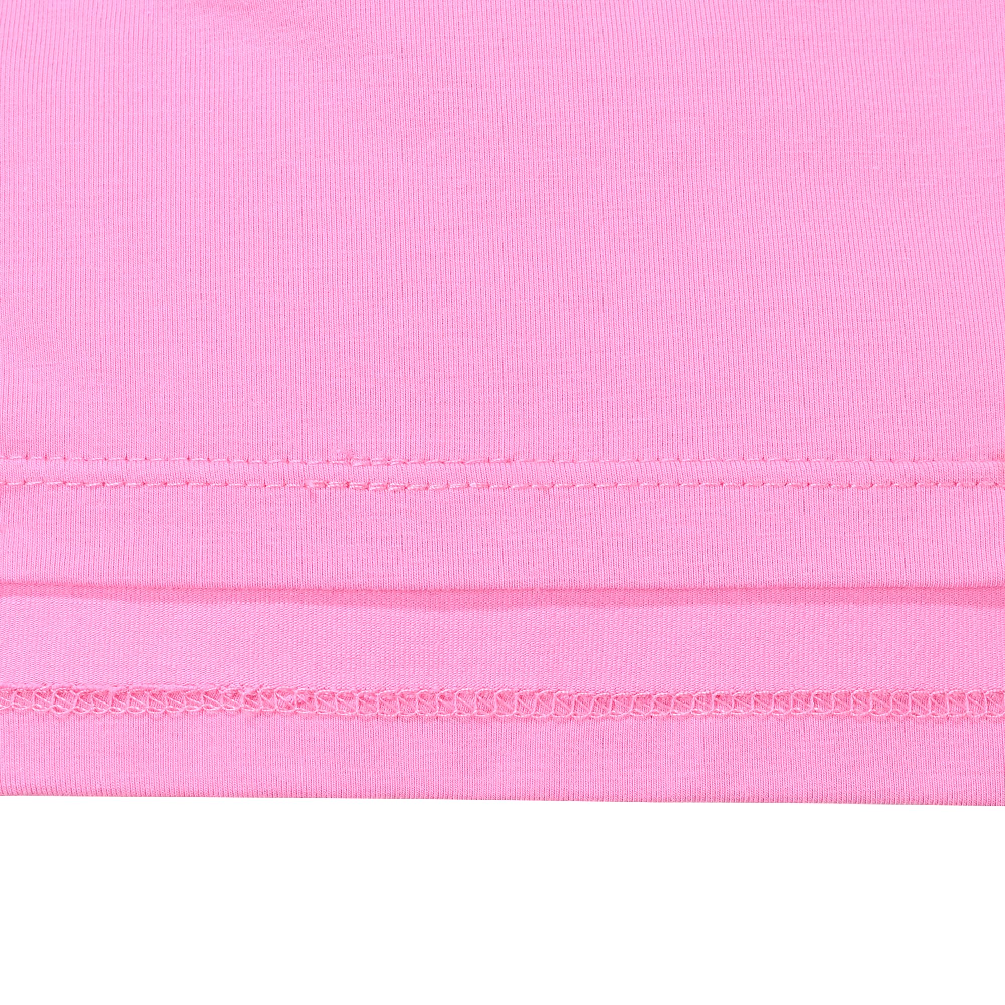 Sunny Fashion 2 Pacchetto Ragazze Maglietta Superiore Tee Solido A Strisce di Base Accogliente Cotone Essenziale 4-12 Anni