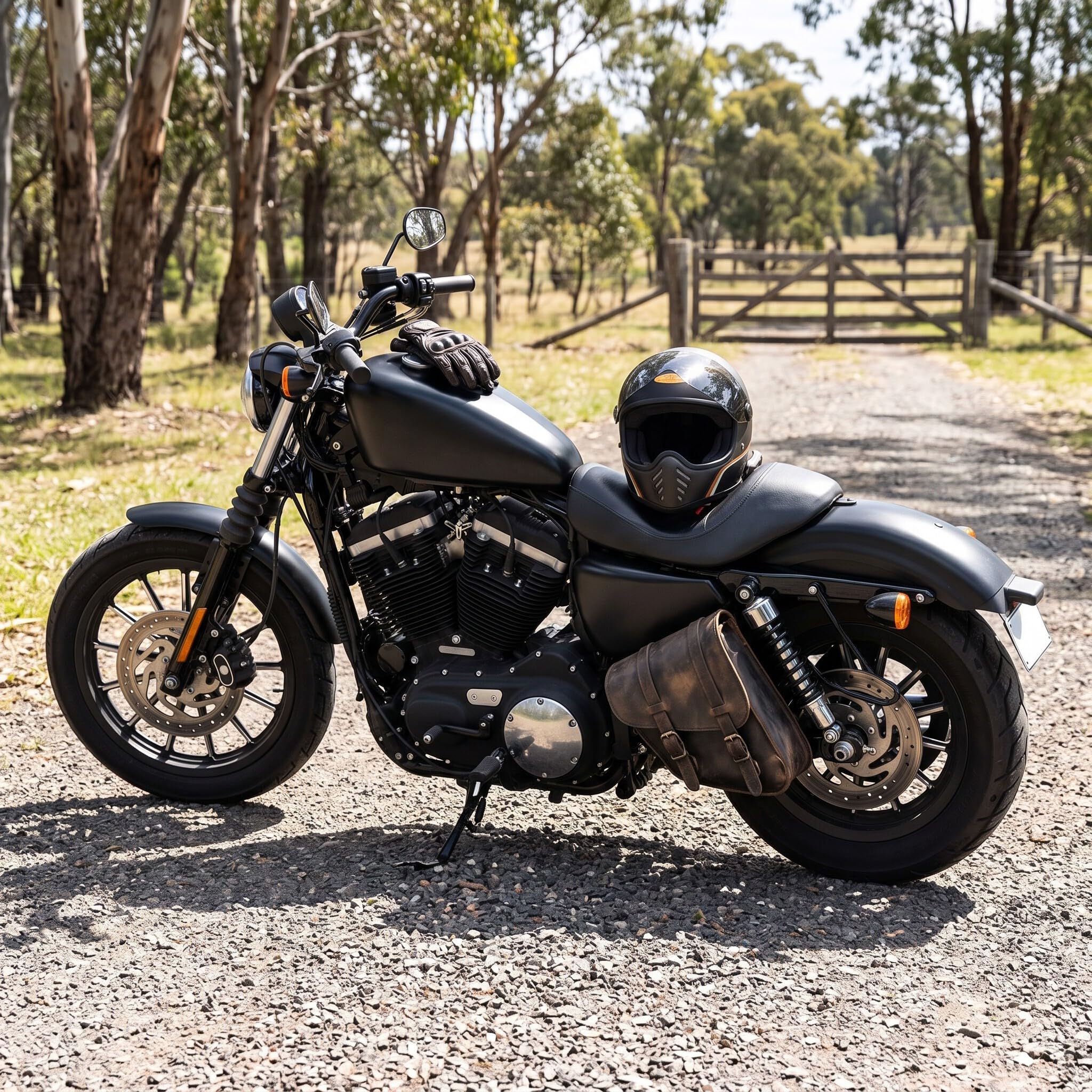 Zerone Uchwyt do sakwy motocyklowej 2x Uchwyt do sakwy motocyklowej czarny do XL883/1200 HD1450/1584