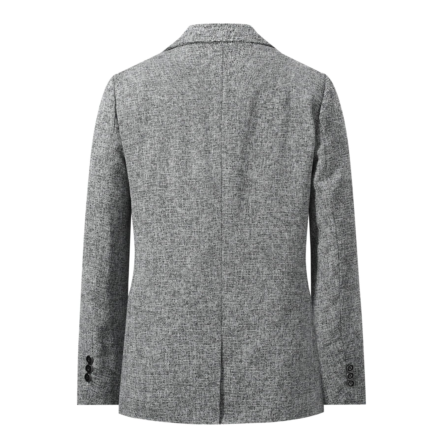 YFFUSHI Sakko Herren Regular Fit Blazer Lässig 1 Knopf Anzugjacke Business Jacke Hochzeit Smoking