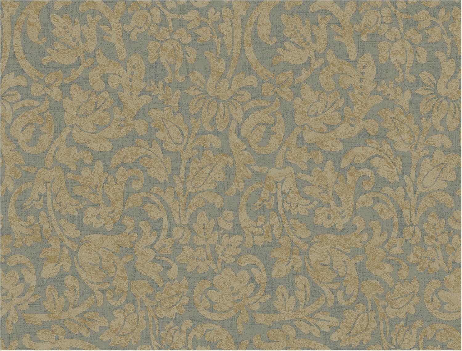 York Wallcoverings Damask Resource BD9114 Blooming Damask Wallpaper