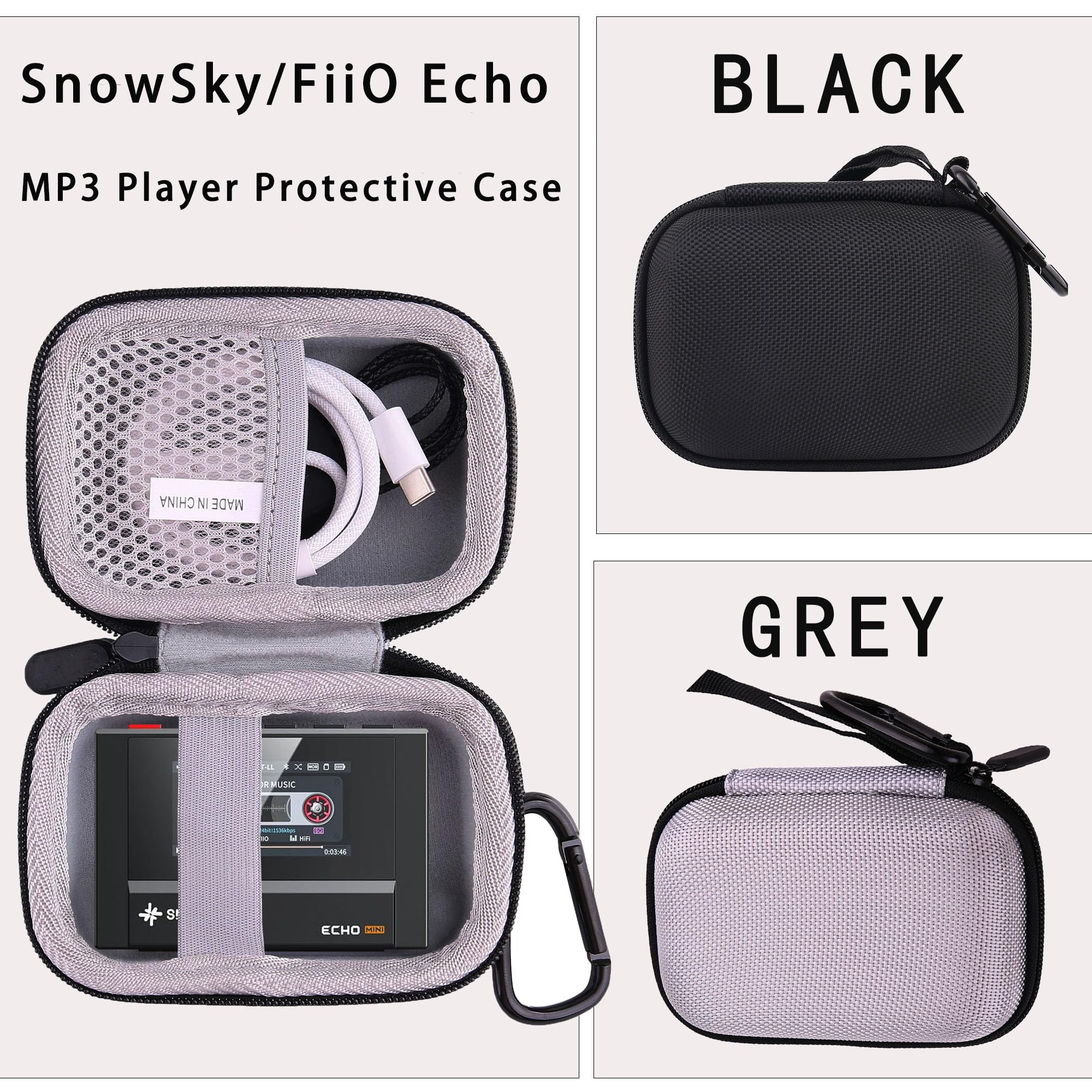 Amazon | WAIYUCN ハードキャリングケース SnowSky/FiiO Echo MINI