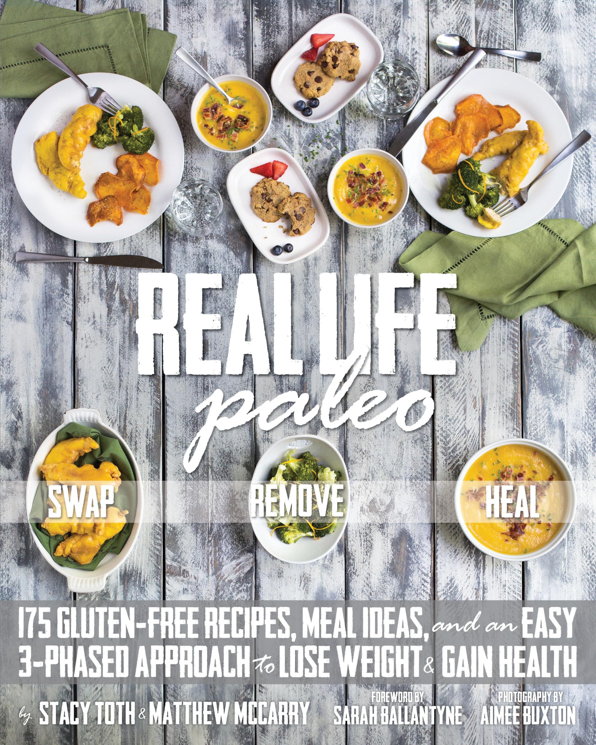Real Life Paleo: 175 Gluten-Free Recipes, Meal Ideas, and an Easy 3-Phased Approach to Lose Weight & Gain Health Paperback – November 4, 2014