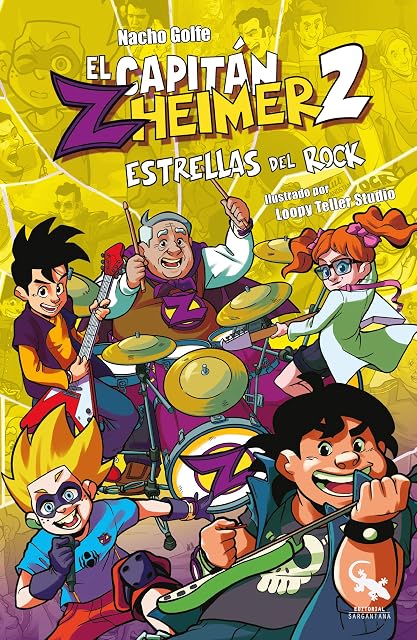 Portada de El Capitán Zheimer 2. Estrellas del Rock