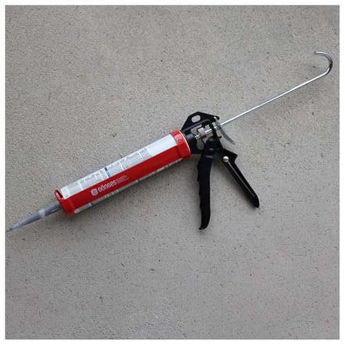 Dönges Profi Kartuschenpresse 310 ml mit hoher 23:1 Hebelübersetzung | Kartuschenpistole für gängige Kleb & Dichstoffkartuschen | Silikonspritze, Handkartuschenpistole, Klebstoffkartuschen