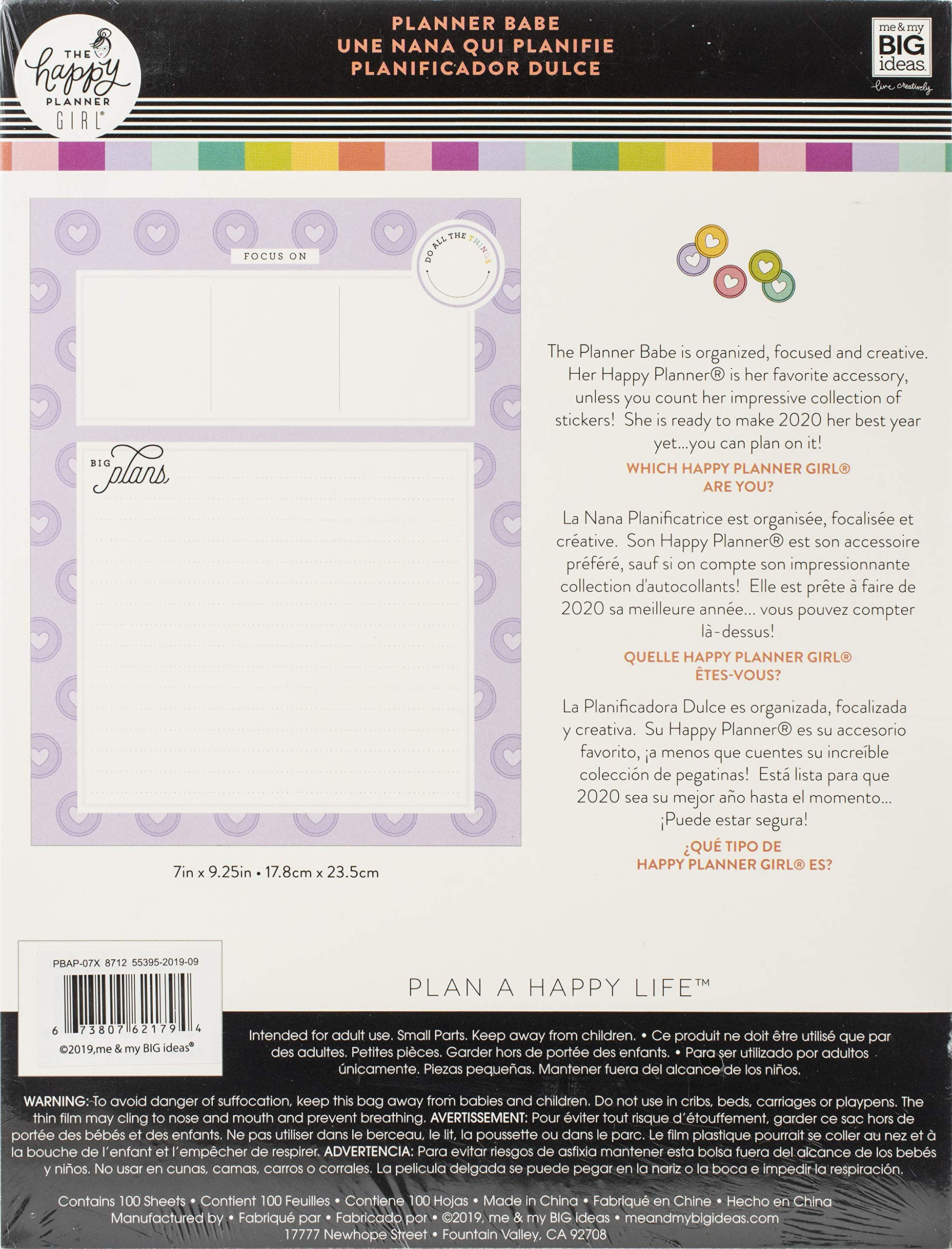 Happy Planner Block PLNNR Babe, Planner Babe - Image 3