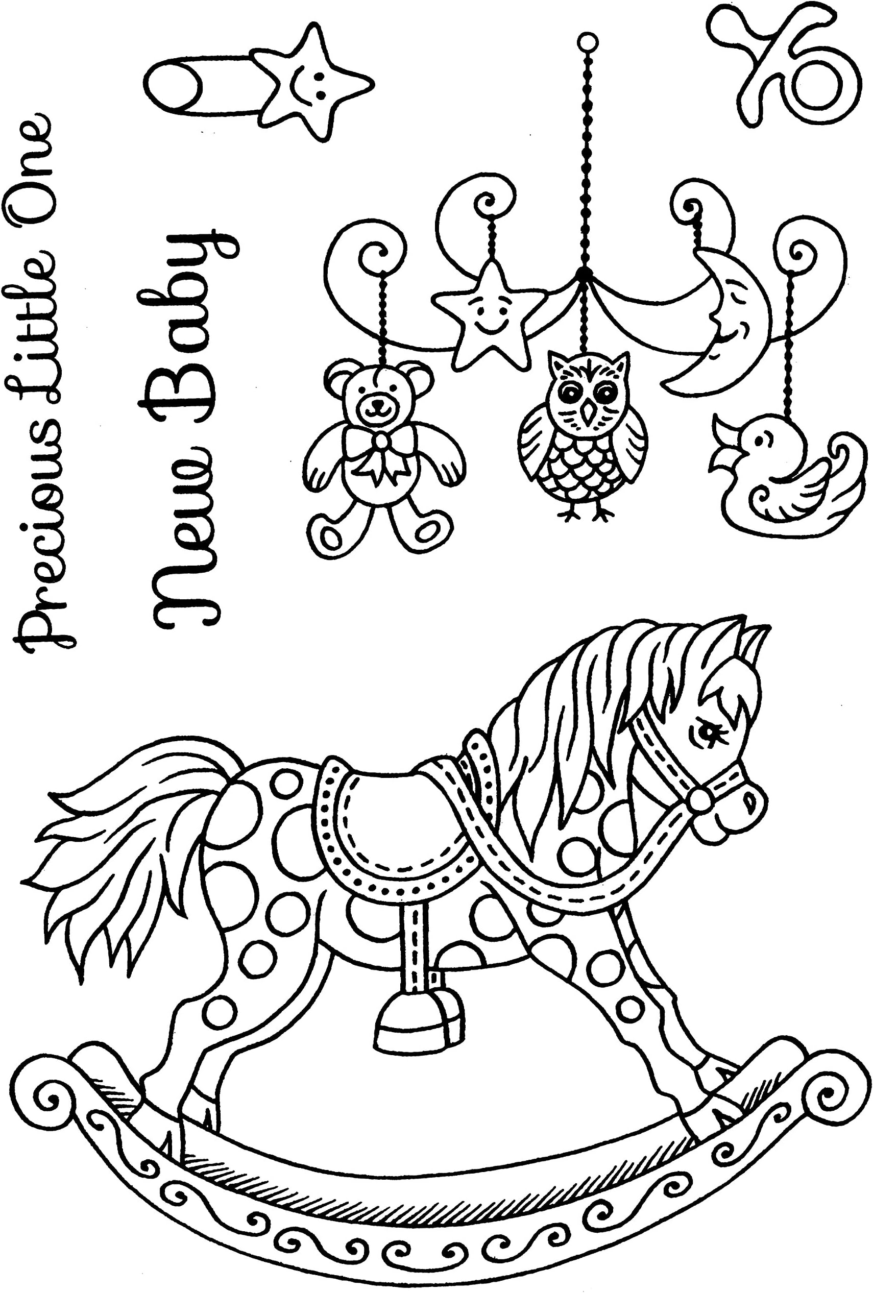 Sweet Dixie "Precious Little One" Clear Stamp