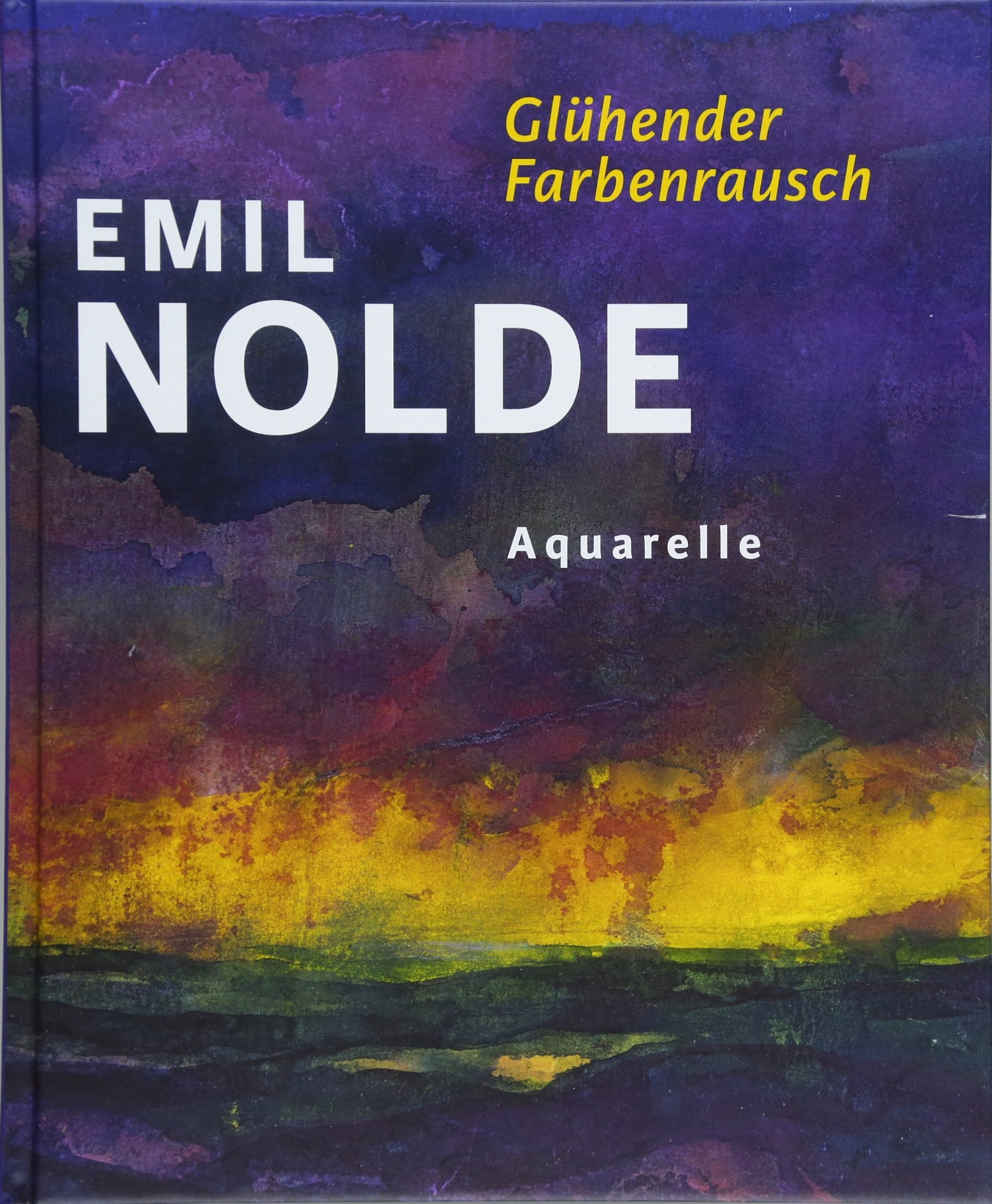 Emil Nolde Glühender Farbenrausch livre d'art aquarelles expressionnistes