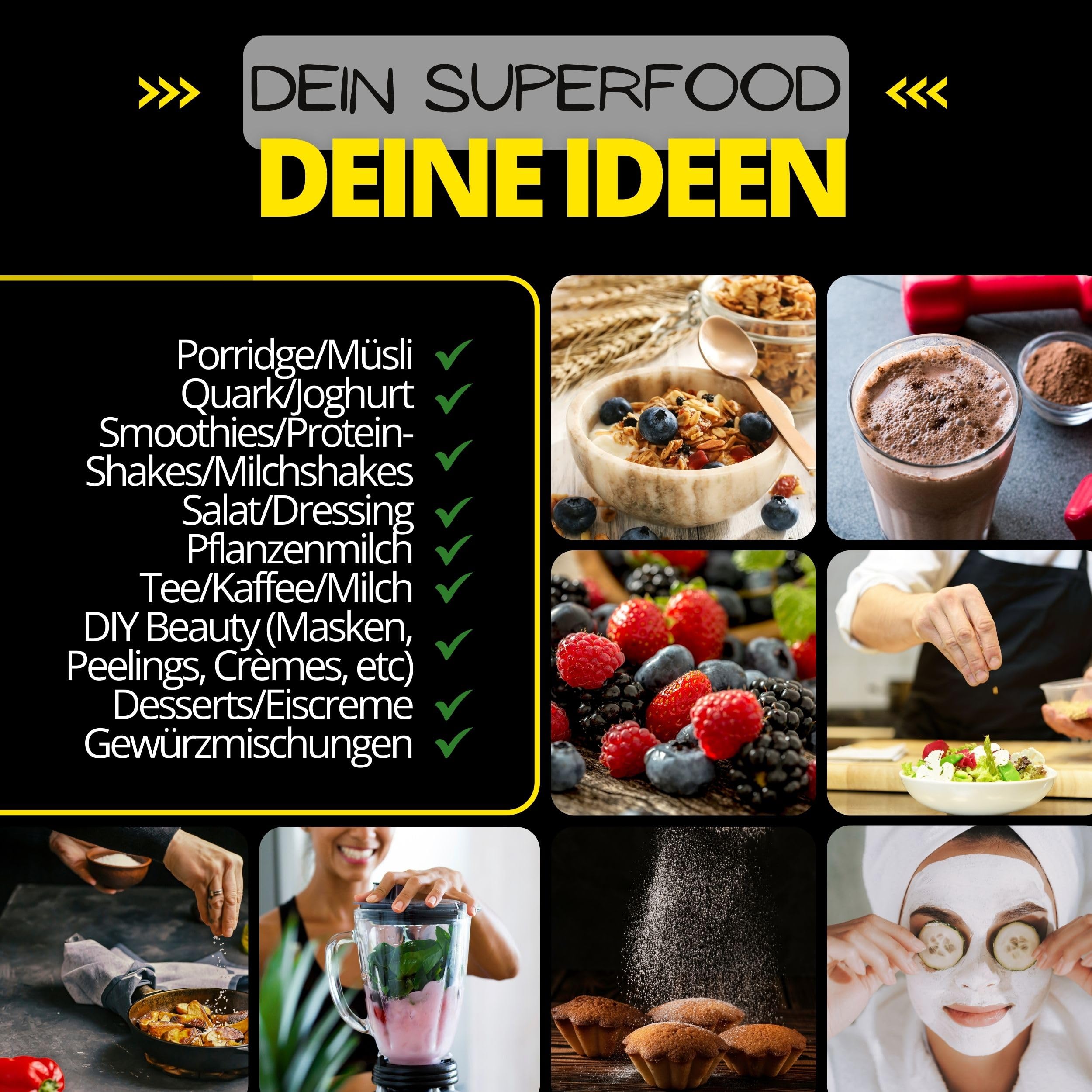 BeeBear Manuka Honigpulver MGO 550 | Bio Nahrungsergänzungsmittel + Superfood Pulver Bio zB für Smoothie & gesundes Frühstück | Porridge Topping Quark & Joghurt | Immunsystem stärken & Energy Pulver