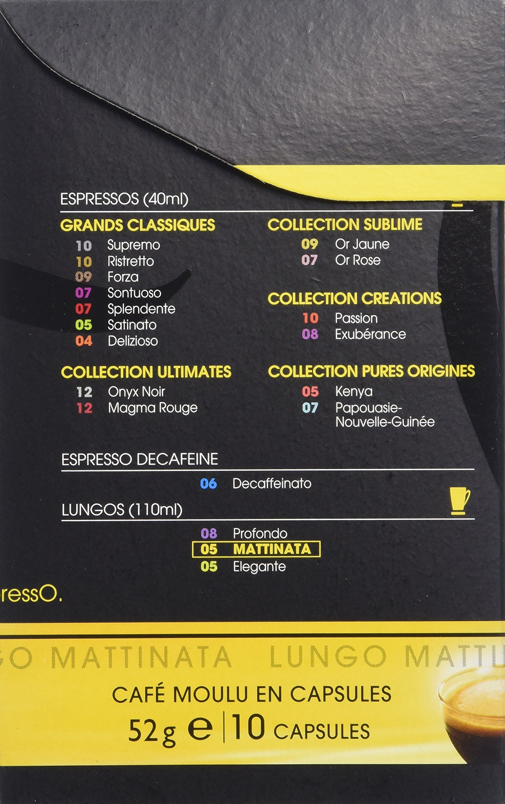 L'OR Espresso Gold Espresso Lungo Mattinata 10 Cápsulas Compatible con Máquinas De Café Nespressolot 4 (40 Cápsulas)