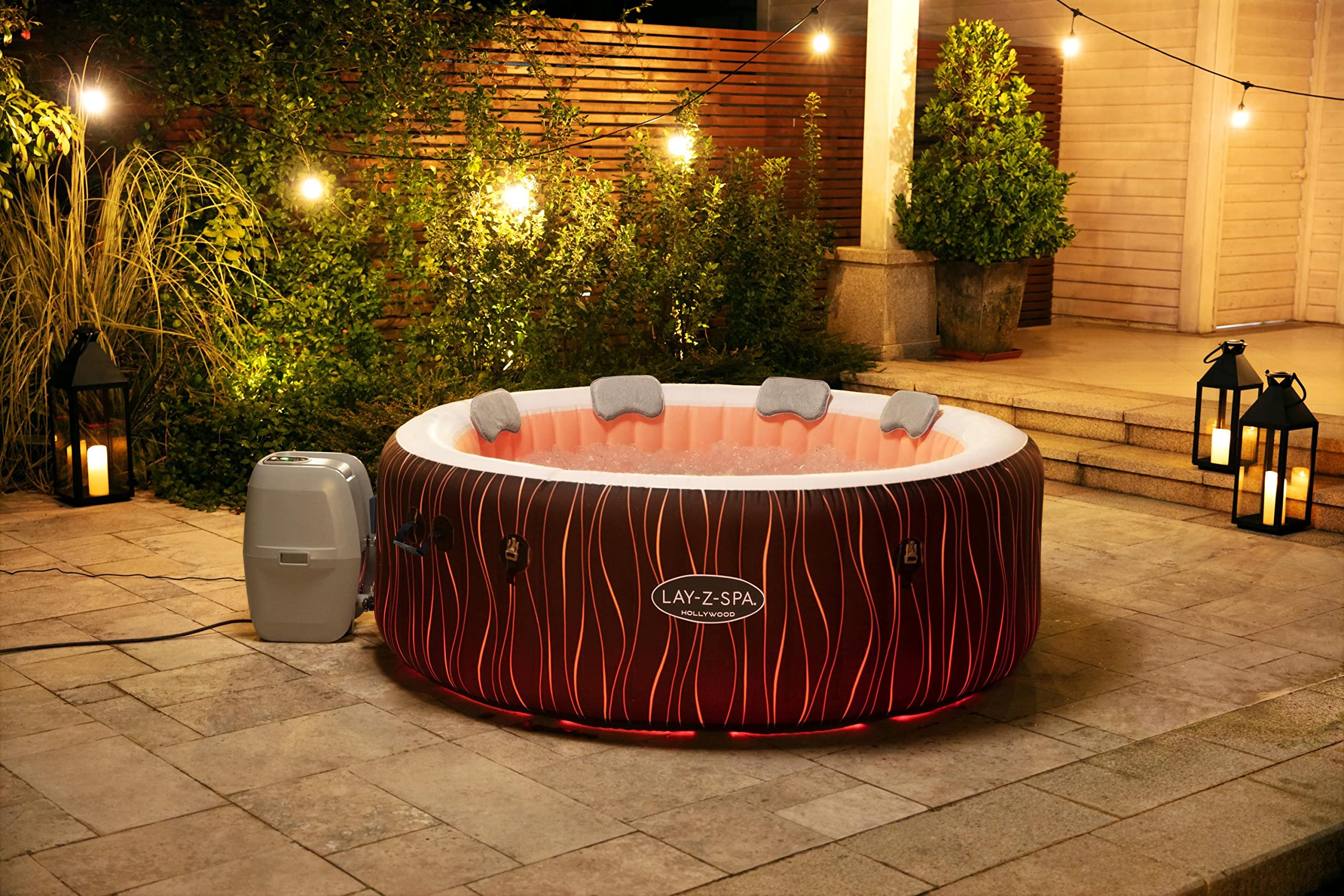 Bestway LAY-Z-SPA® Hollywood Airjet™ 196 x 66 cm, 4-6 personnes