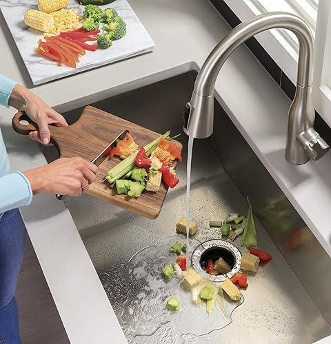 Miniatura 3 de GE Eliminación de basura de alimentación continua, 13 caballos de fuerza, bueno para moler cáscaras de frutas, pasta cocida y cereales, kit de fácil