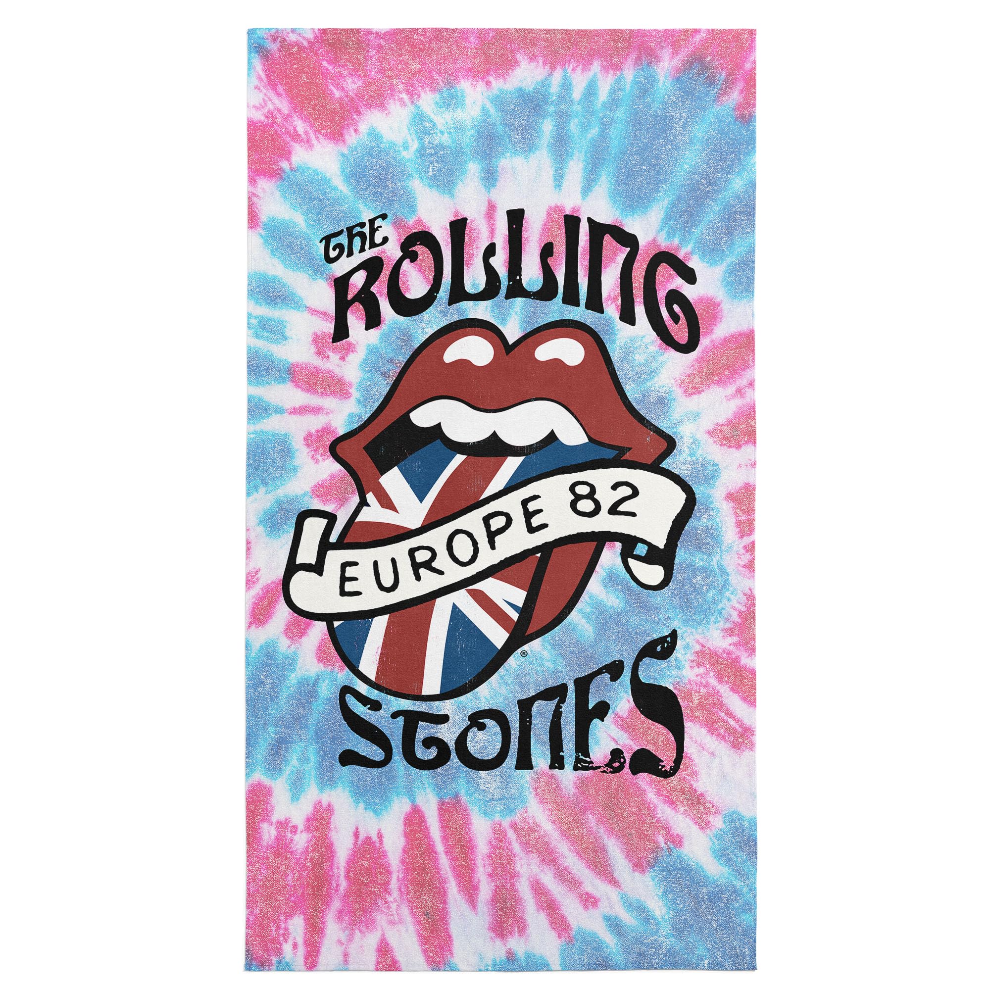 NORTHWEST The Rolling Stones European Tour Strandtuch, Rock and Roll Pool und Badetuch, weich und saugfähig, schnell trocknend, 76,2 x 152,4 cm