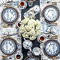 Vista 3 de Juliska Country Estate - Tarro de jengibre de 10" - Azul Delft